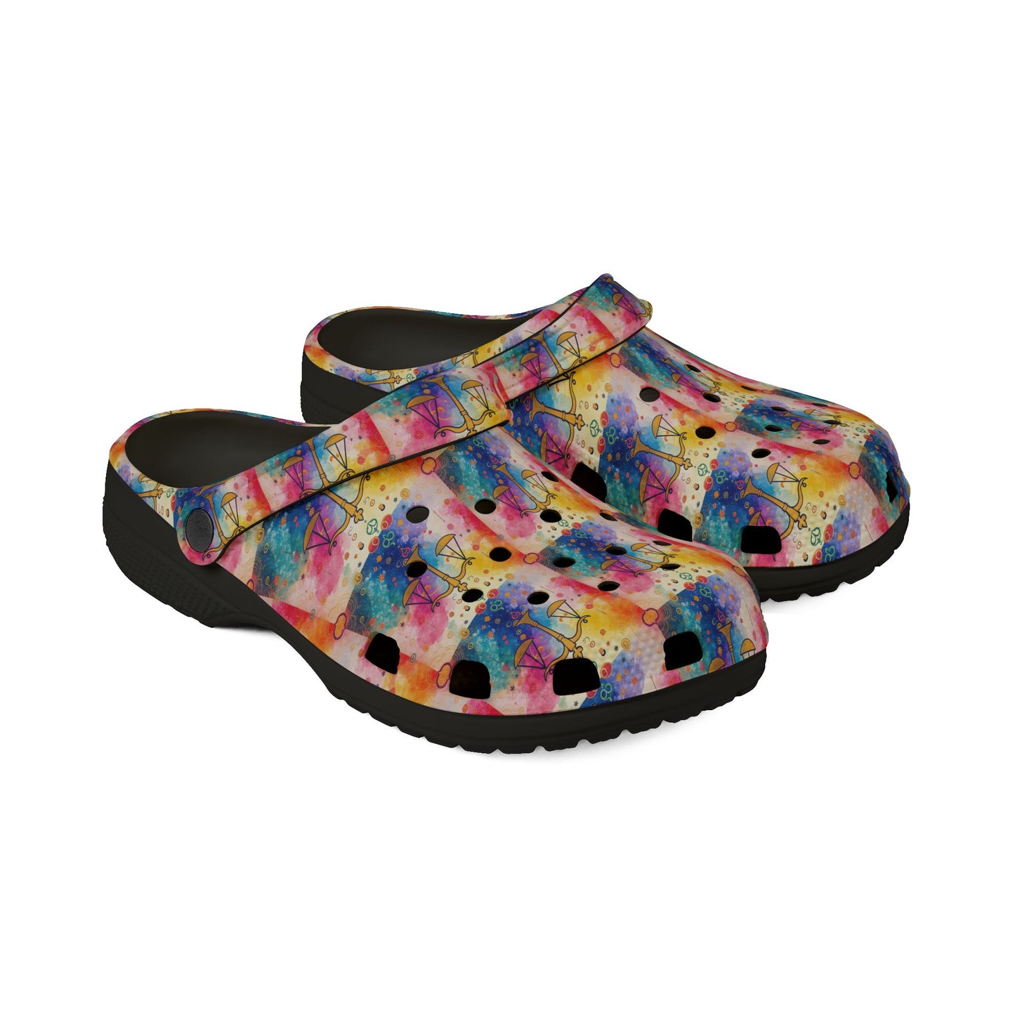 EVA Foam Rubber Shoes, (AOP), Libra, Zodiac v3, Pattern