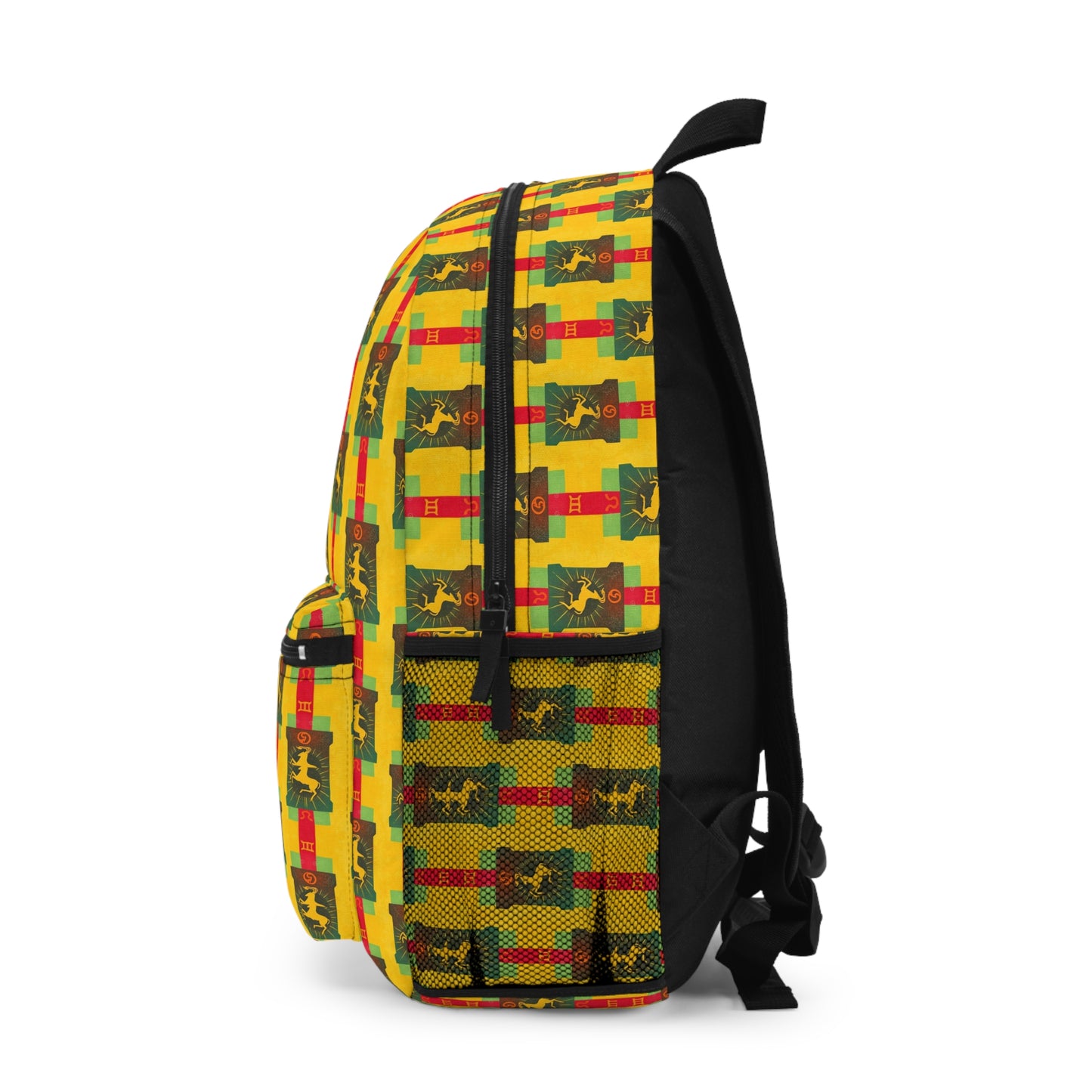 Backpack, Capricorn, Zodiac v1, Shapes Pattern