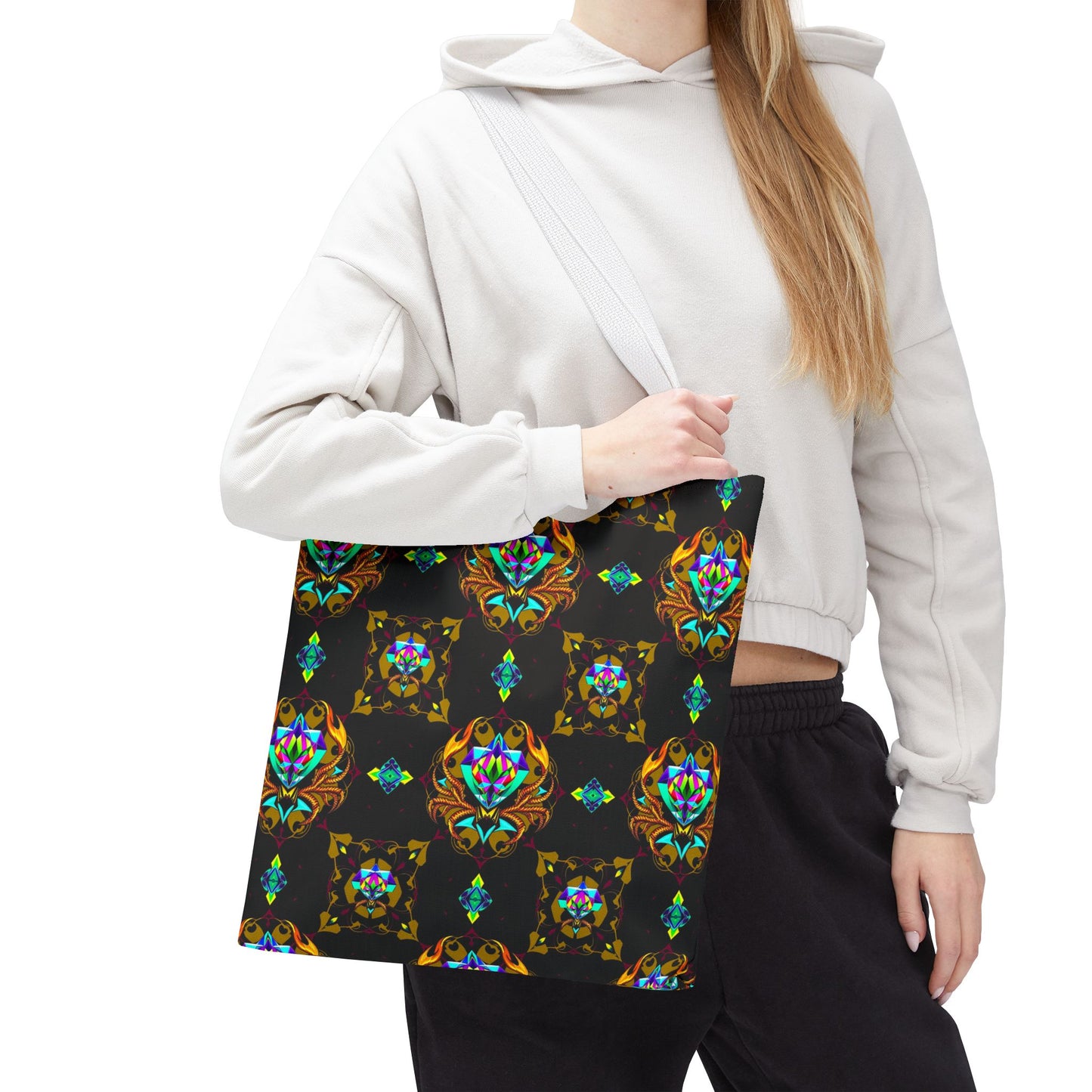 Tote Bag (AOP), Scorpio, Zodiac, Jewel Pattern