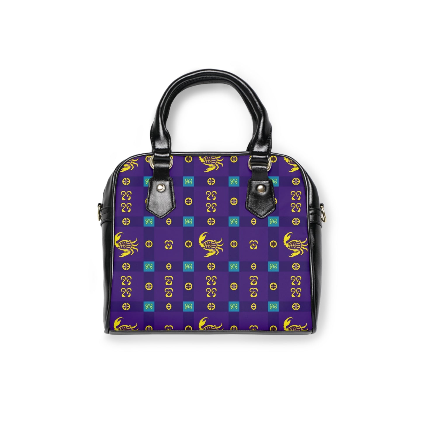 Shoulder Handbag, Scorpio, Zodiac v4, Shapes Pattern