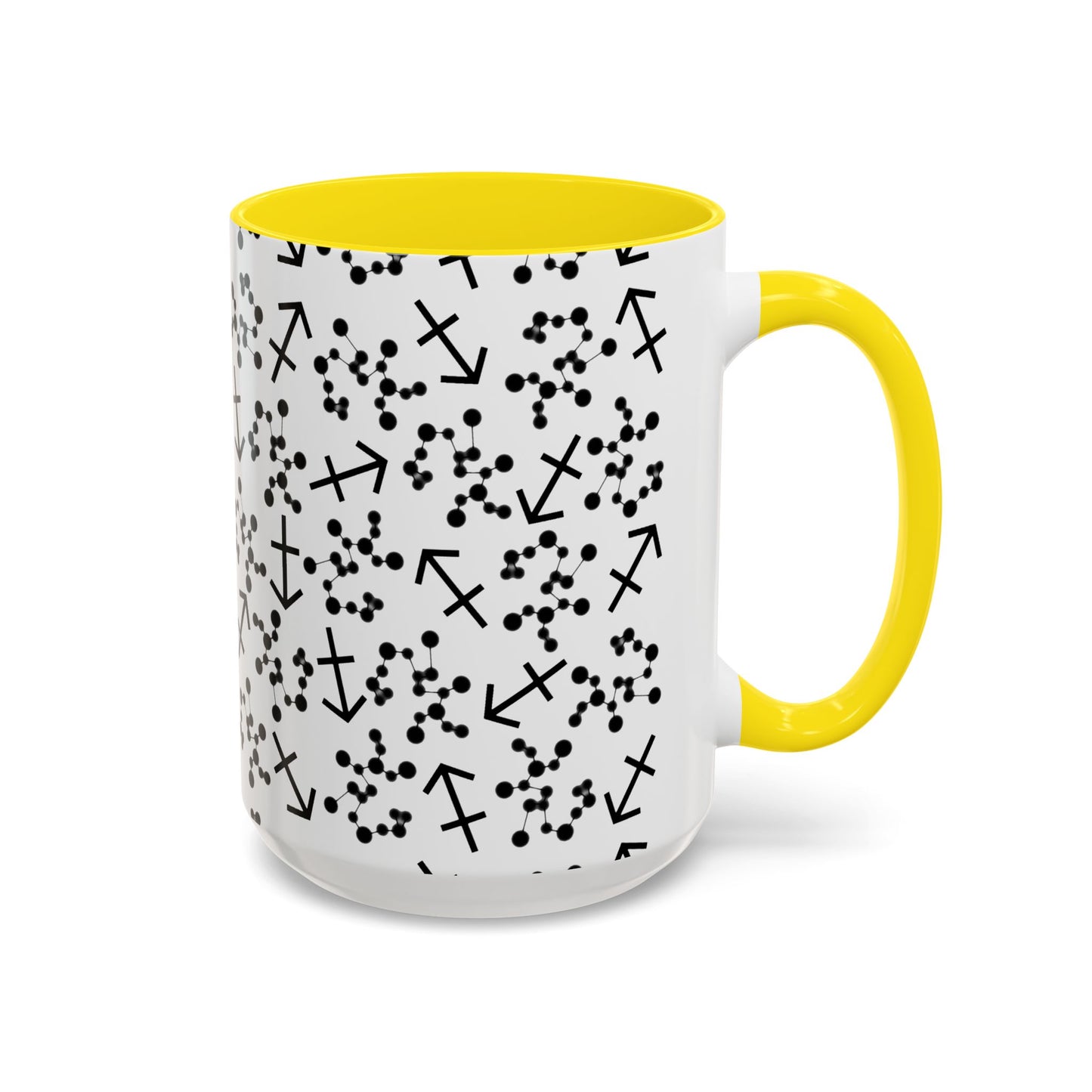 Accent Coffee Mug with the Sagittarius sign (11, 15oz)