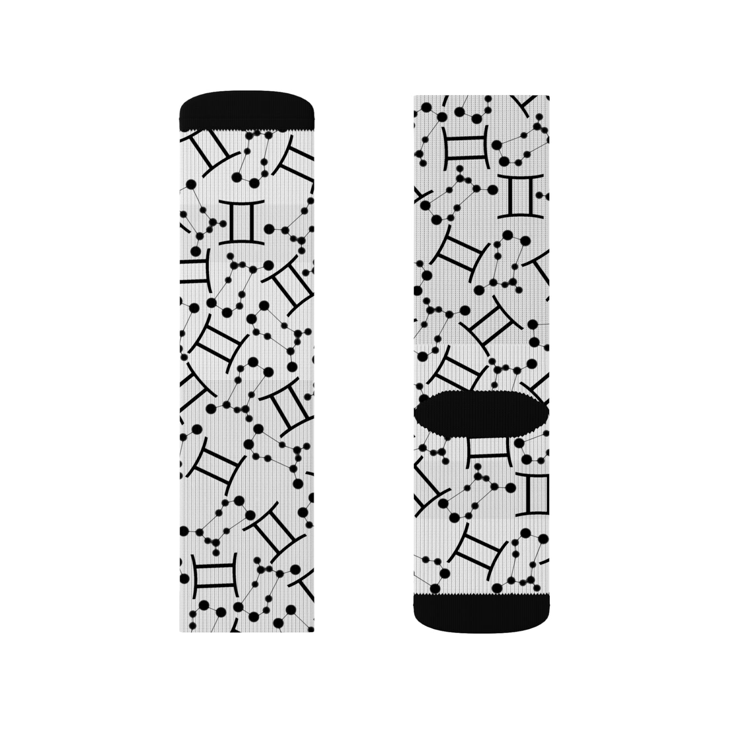 Zodiac Sublimation Socks Gemini Zodiac sign
