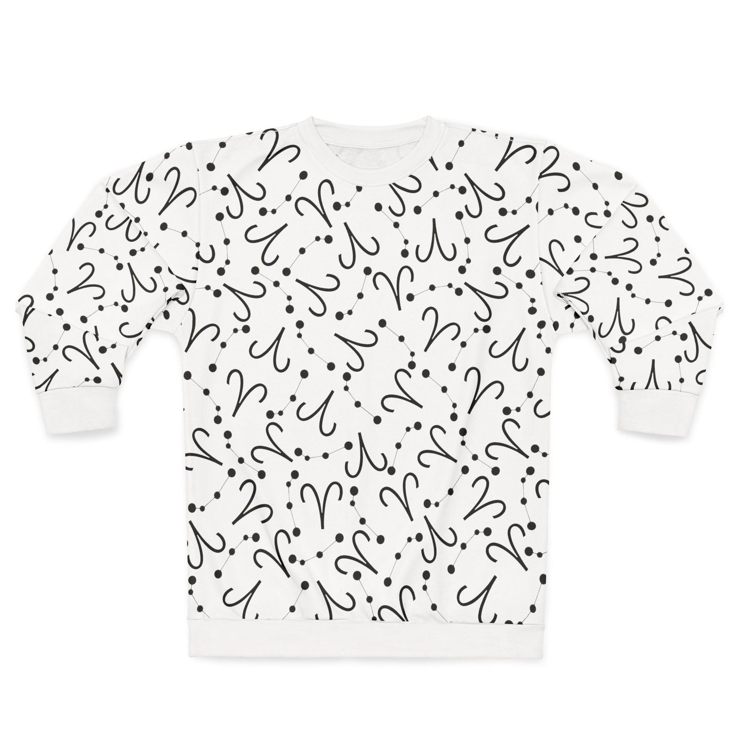Zodiac AOP Unisex Sweatshirt Aries Zodiac Sign