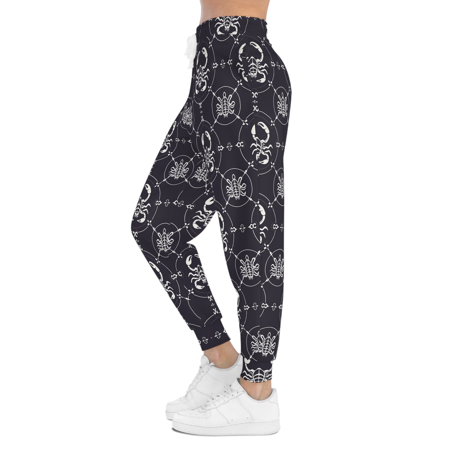 Athletic Joggers, Zodiac Design, Pattern, Scorpio, AOP