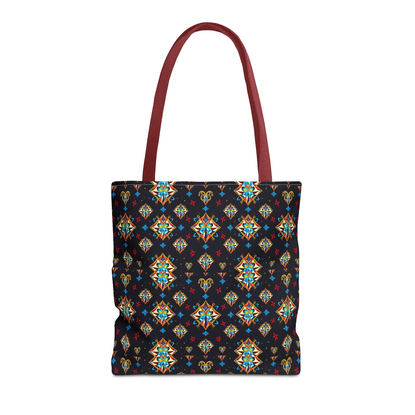 Tote Bag (AOP), Sagittarius, Zodiac v1, Jewel Pattern