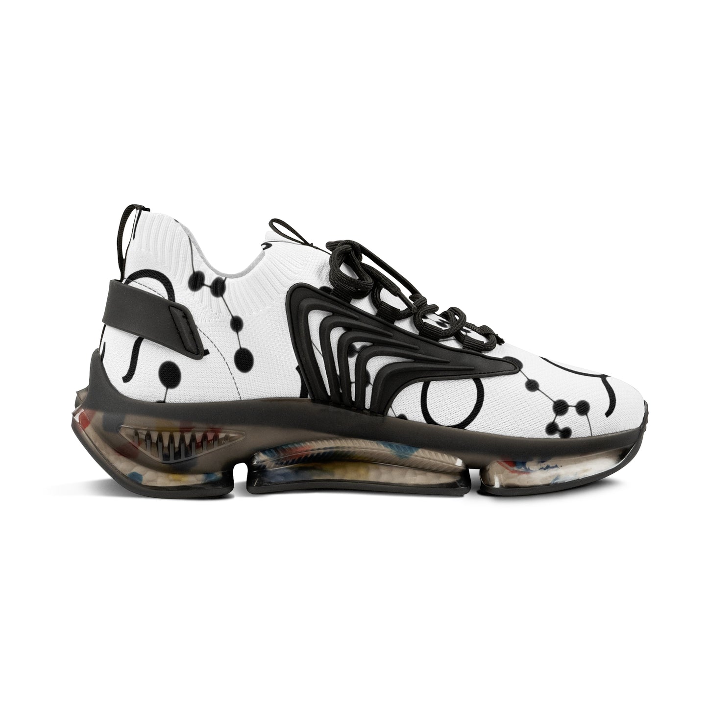 Men's Mesh Sneakers, Taurus Zodiac Sign, all over print