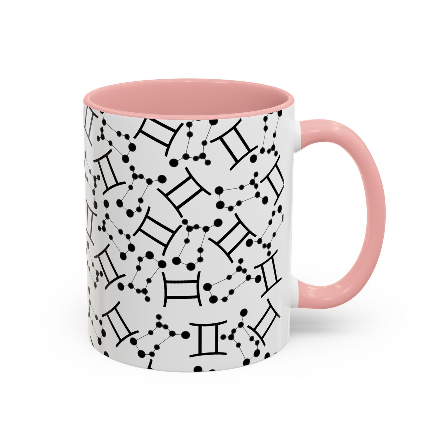 Accent Coffee Mug with the Gemini sign (11, 15oz)