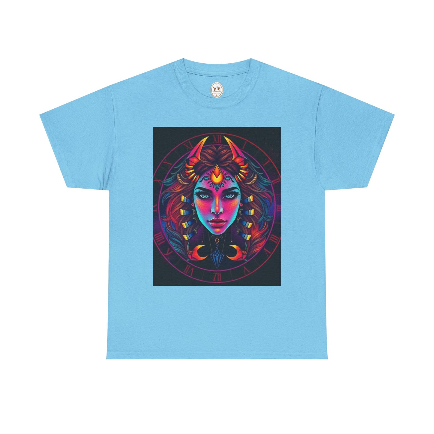 Unisex Heavy Cotton T-Shirt, Scorpio, Zodiac v4, Sexy Art