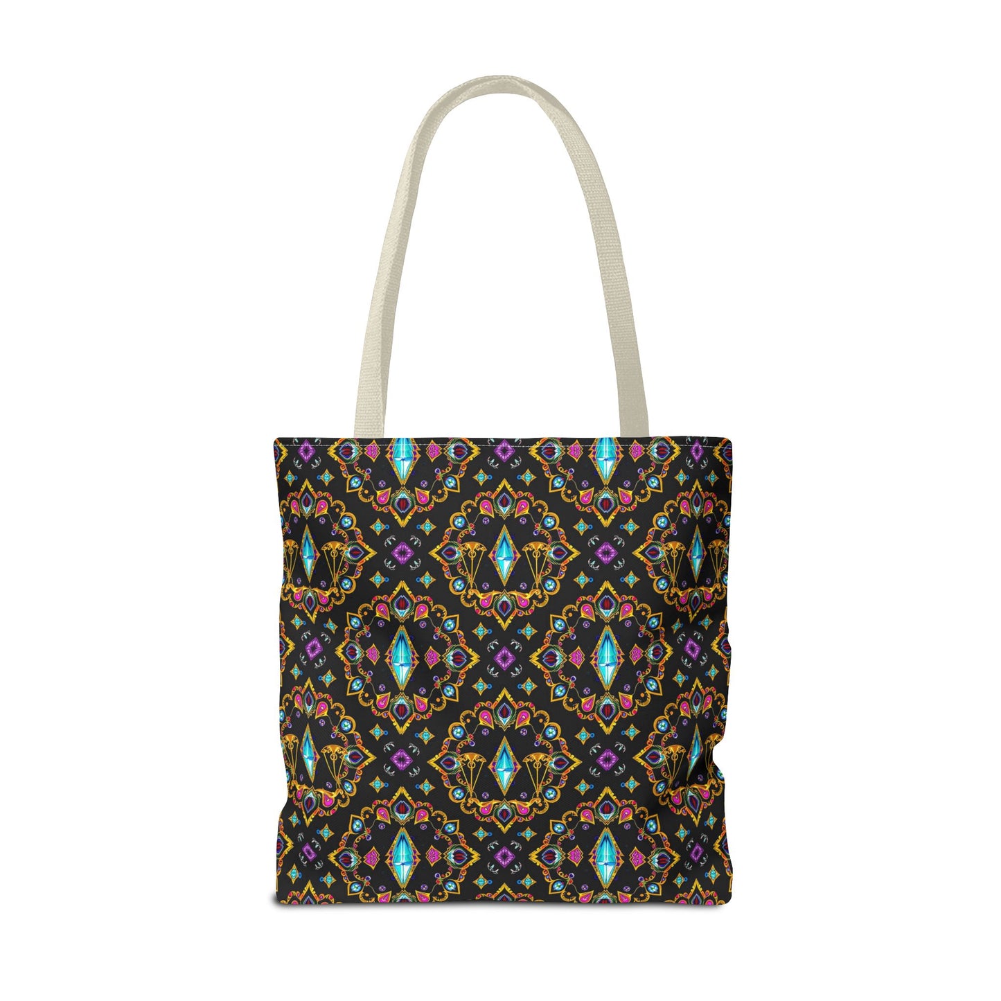 Tote Bag (AOP), Libra, Zodiac v1, Jewel Pattern