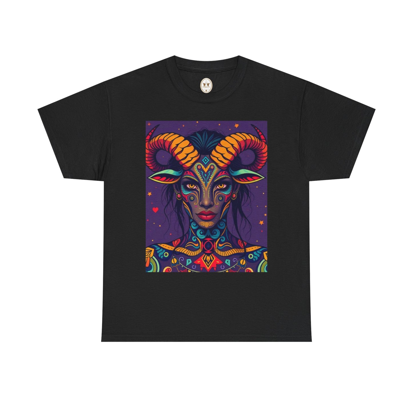 Unisex Heavy Cotton T-Shirt, Taurus, Zodiac v3, Sexy Art