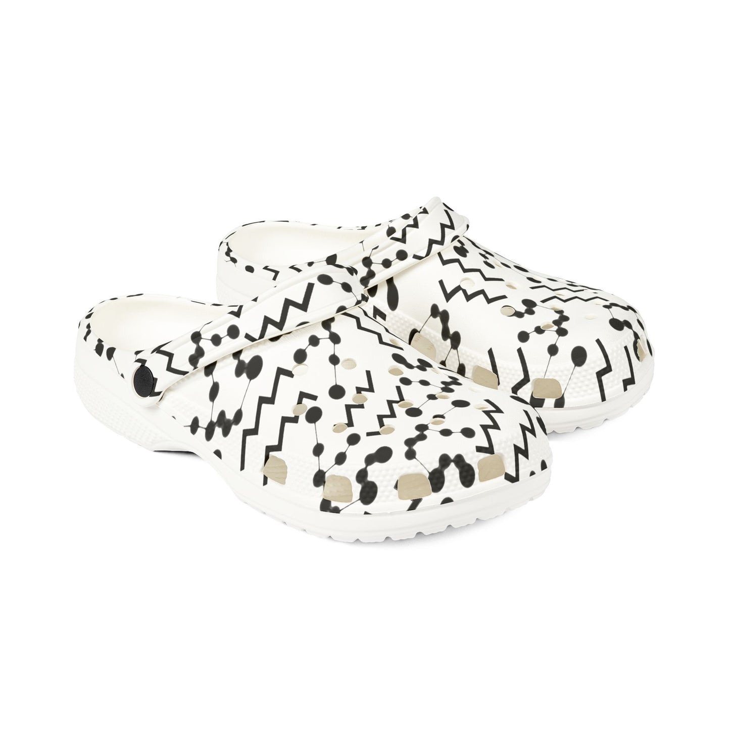 EVA Foam Rubber Shoes (AOP), Material 100% EVA, Aquarius Zodiac Design