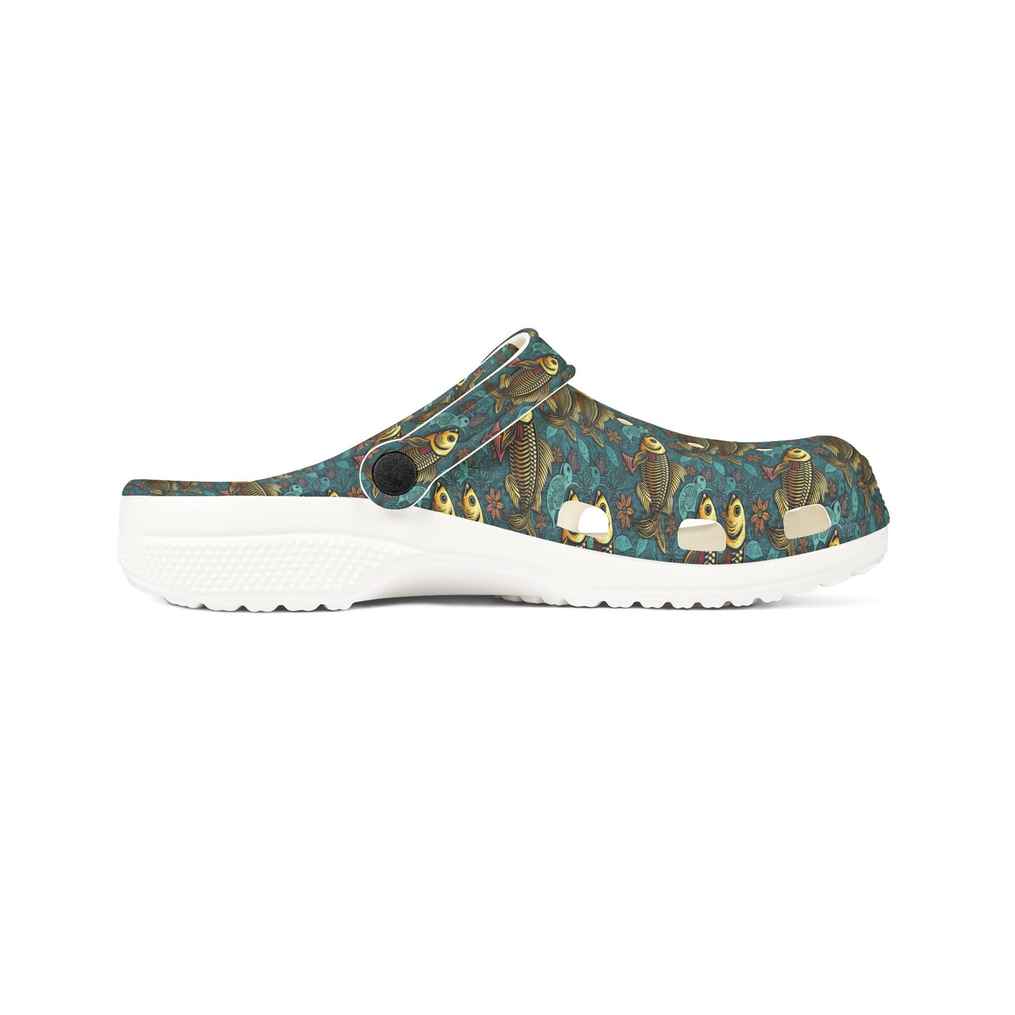 EVA Foam Rubber Shoes, (AOP), Pisces, Zodiac v1, Pattern