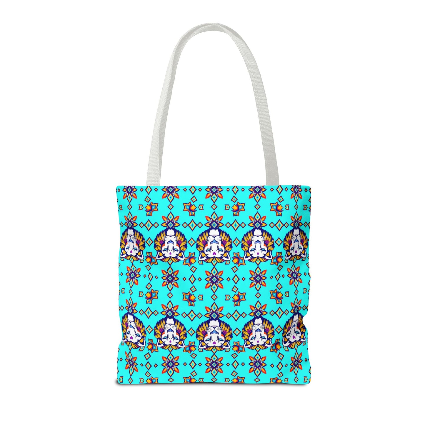 Tote Bag (AOP), Leo, Zodiac v1, Jewel Pattern