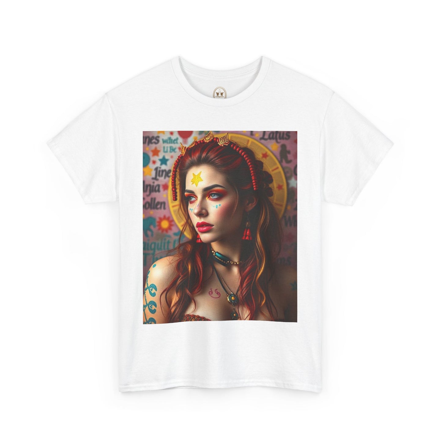 Unisex Heavy Cotton T-Shirt, Sagittarius, Zodiac, Sexy Art