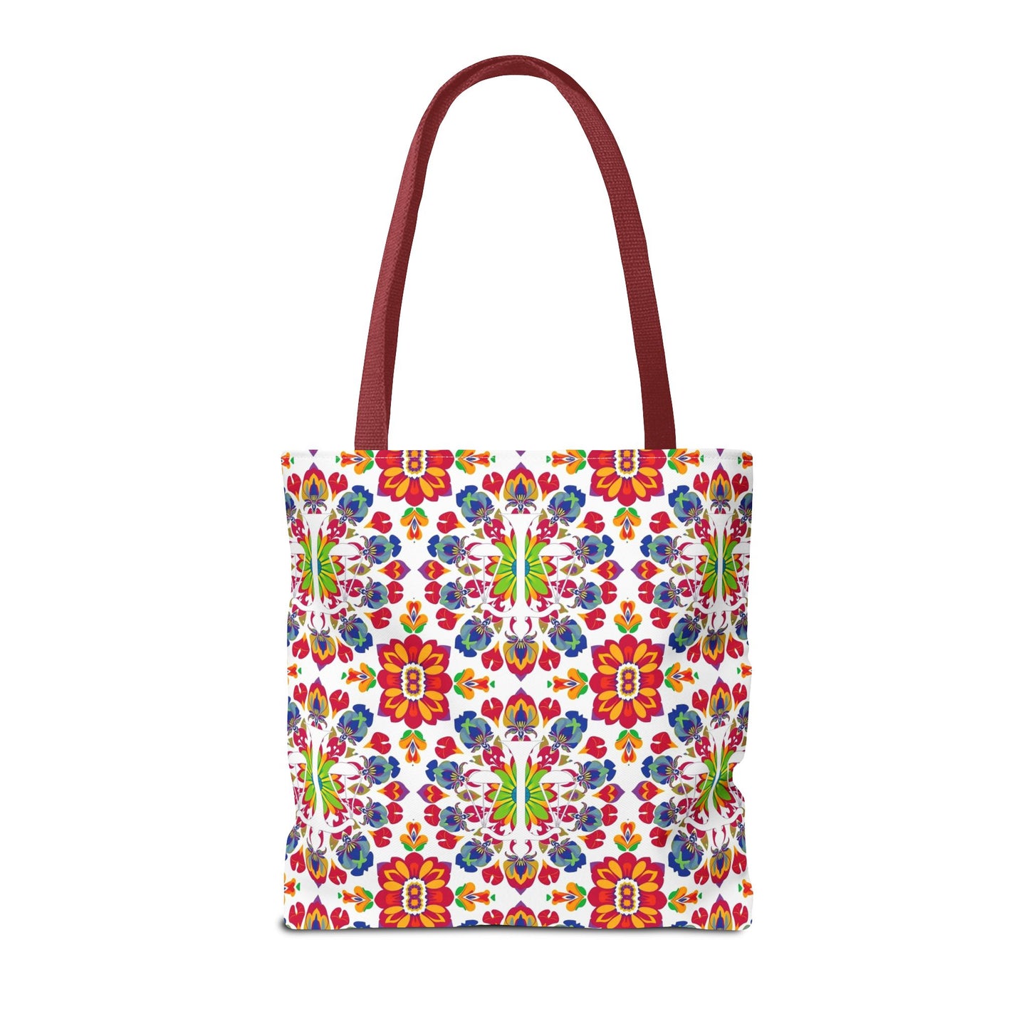 Tote Bag, (AOP), Libra, Zodiac v5, Flower Pattern