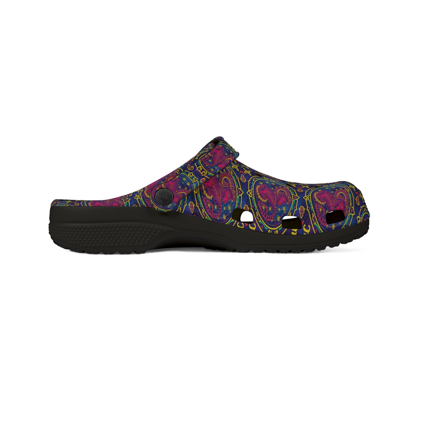 EVA Foam Rubber Shoes, (AOP), Capricorn, Zodiac, Pattern