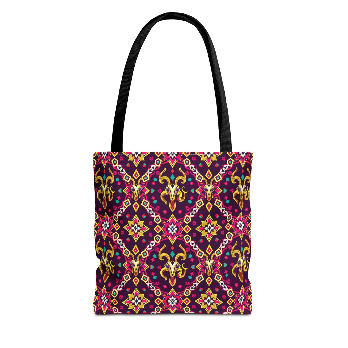 Tote Bag (AOP), Capricorn, Zodiac, Jewel Pattern