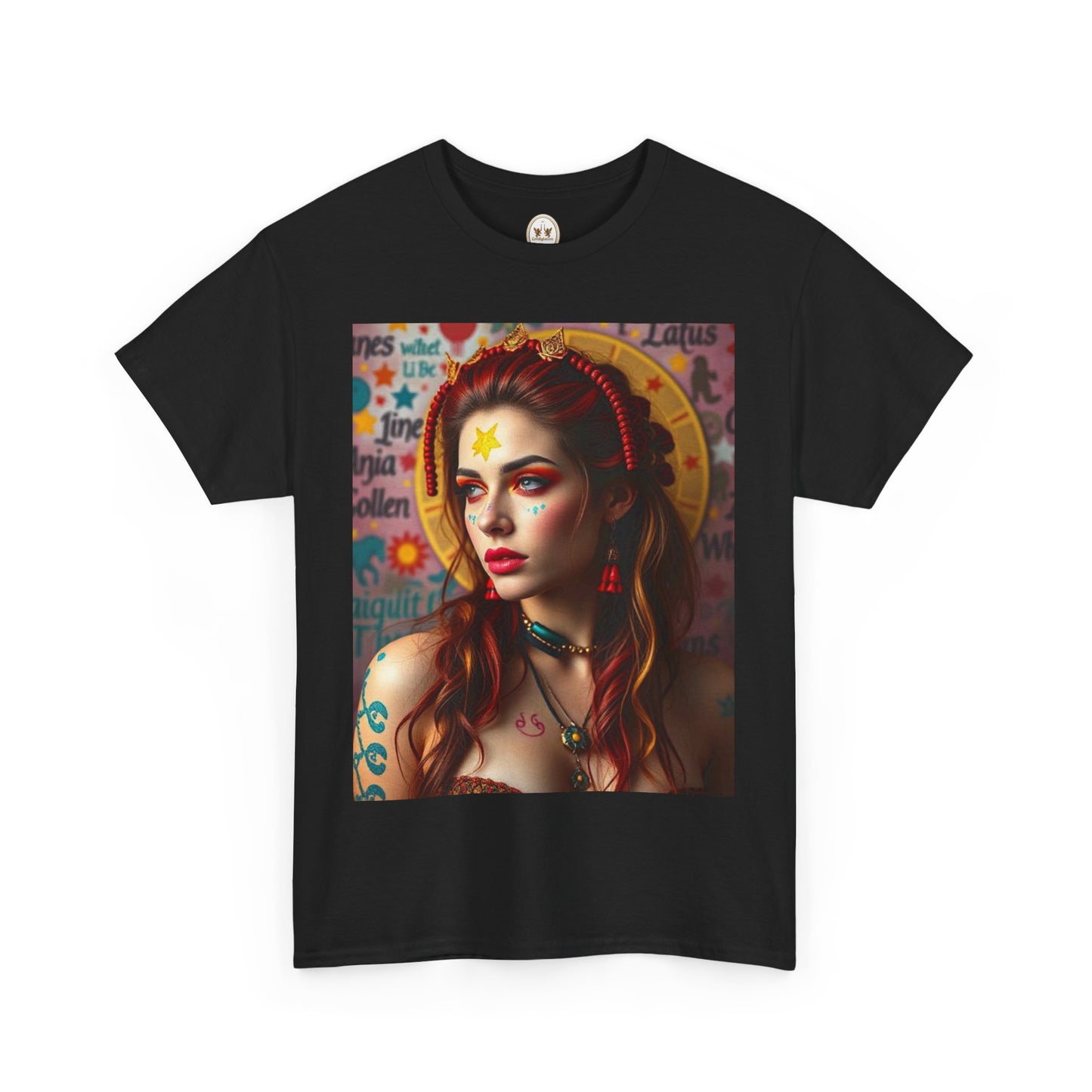 Unisex Heavy Cotton T-Shirt, Sagittarius, Zodiac, Sexy Art