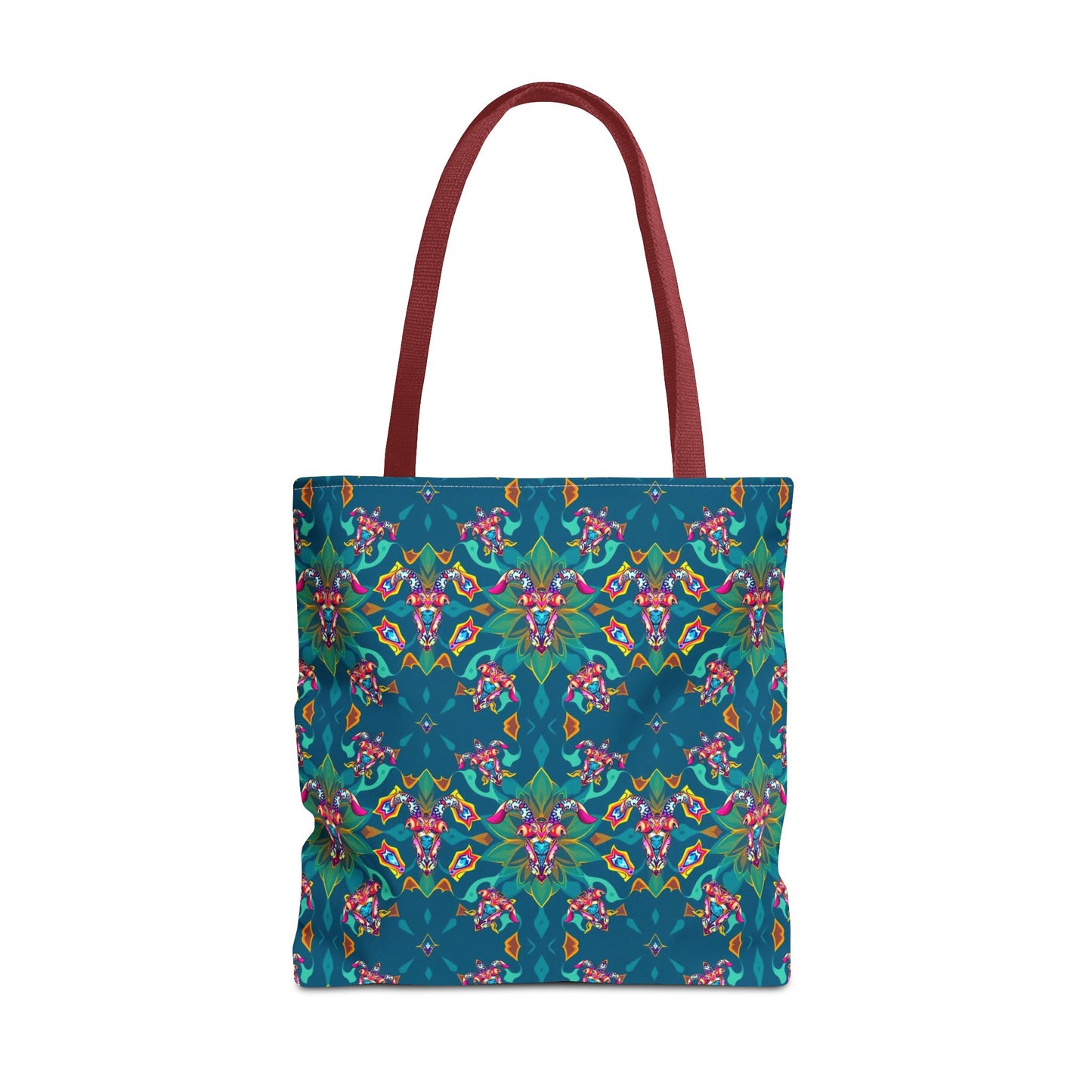 Tote Bag (AOP), Taurus, Zodiac v1, Jewel Pattern