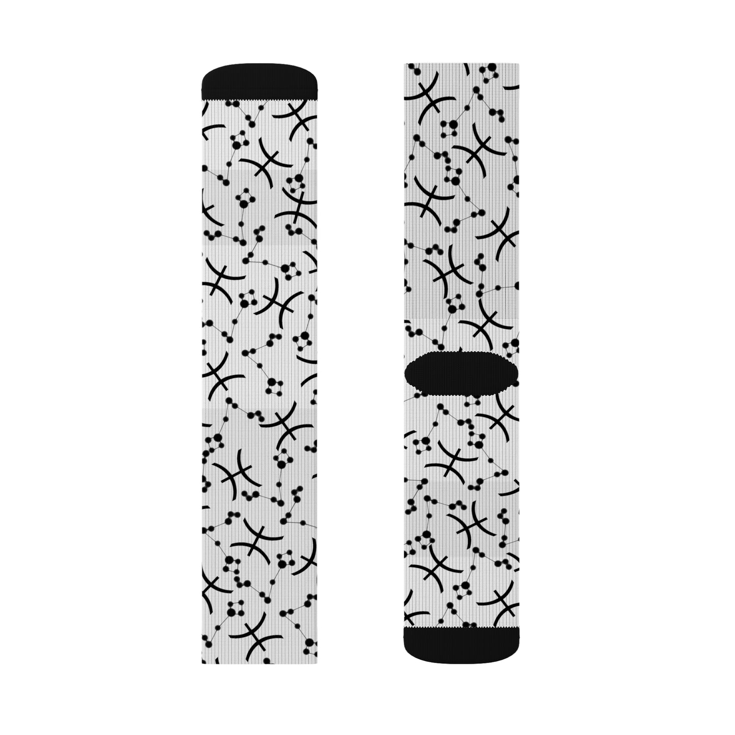Zodiac Sublimation Socks Pisces Zodiac sign