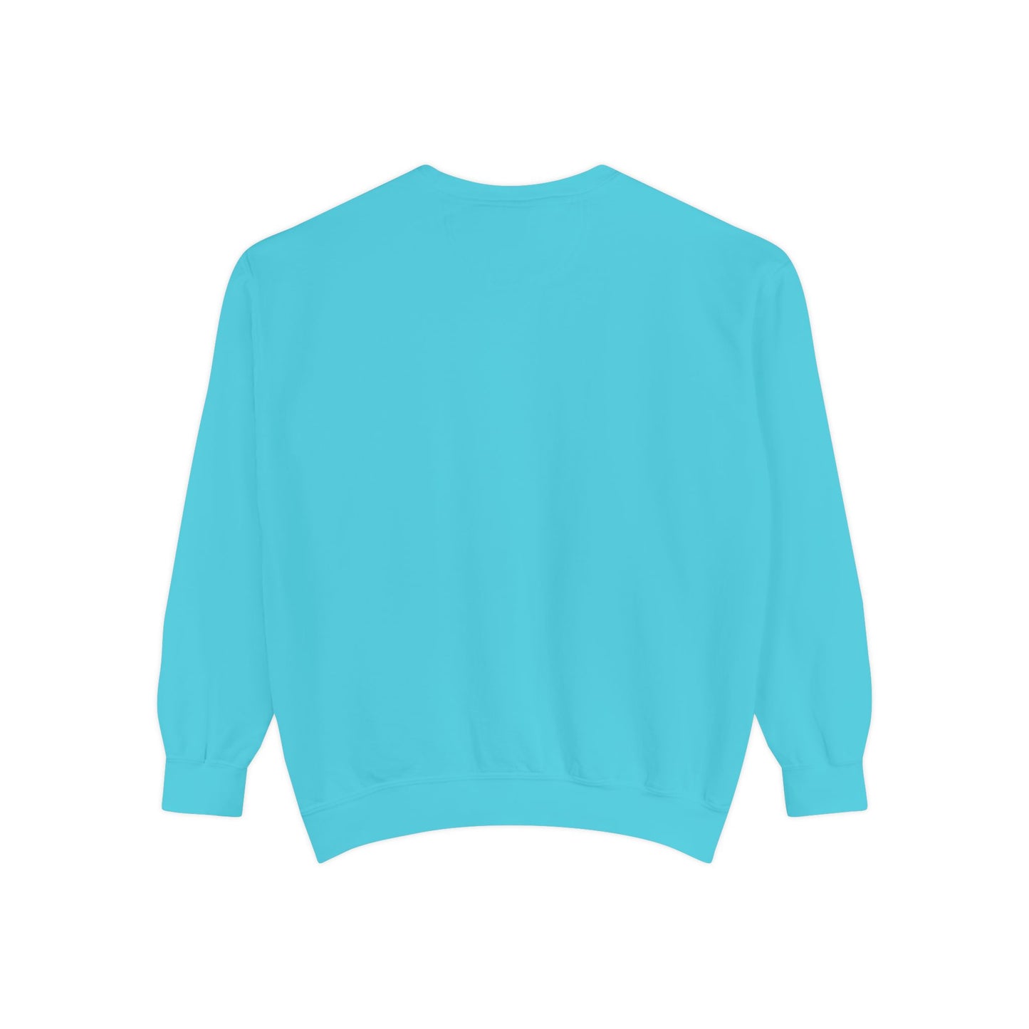Garment-Dyed Sweatshirt, Unisex, Space Symbol Design, Gemini