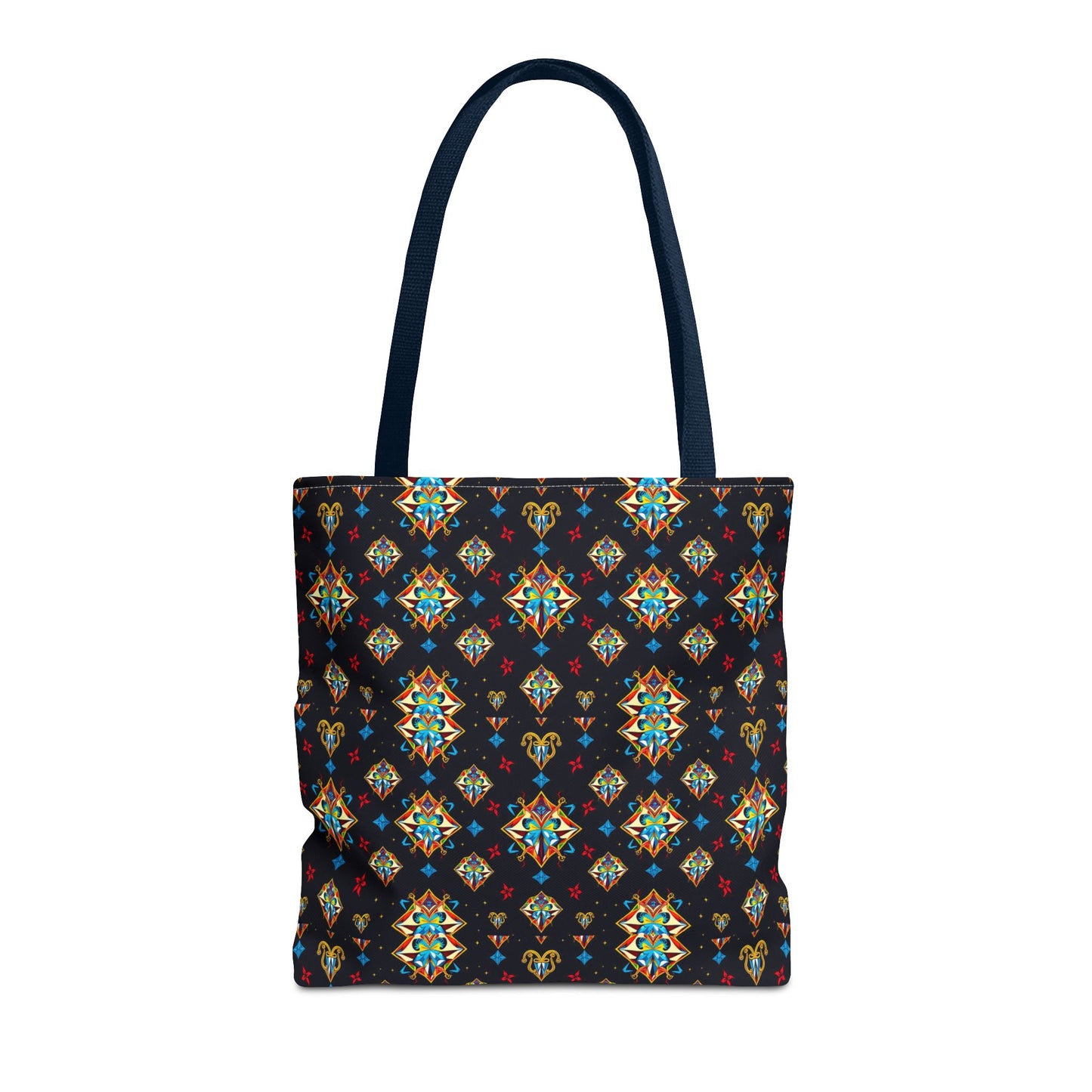 Tote Bag (AOP), Sagittarius, Zodiac v1, Jewel Pattern