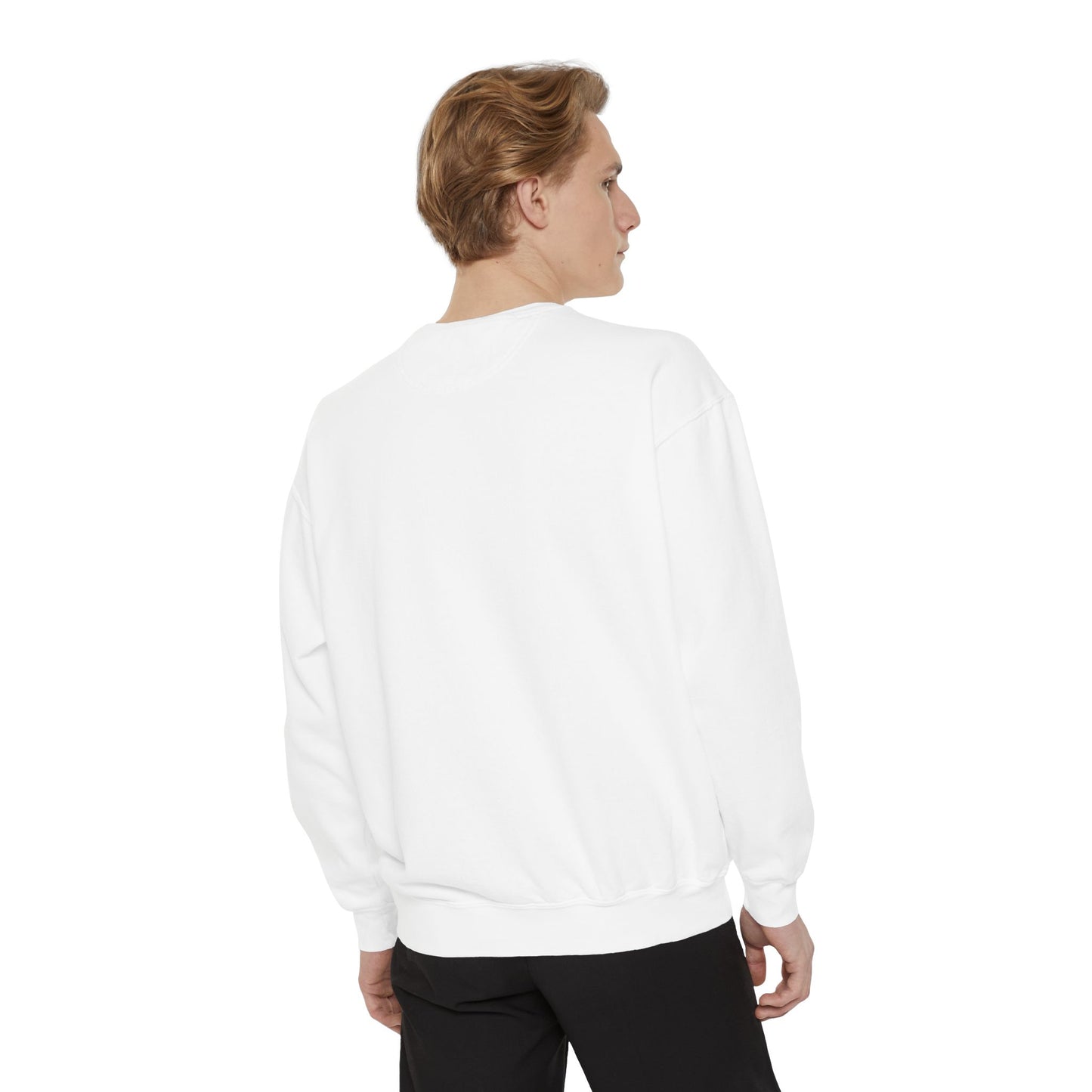 Garment-Dyed Sweatshirt, Unisex, Space Symbol Design v1, Gemini