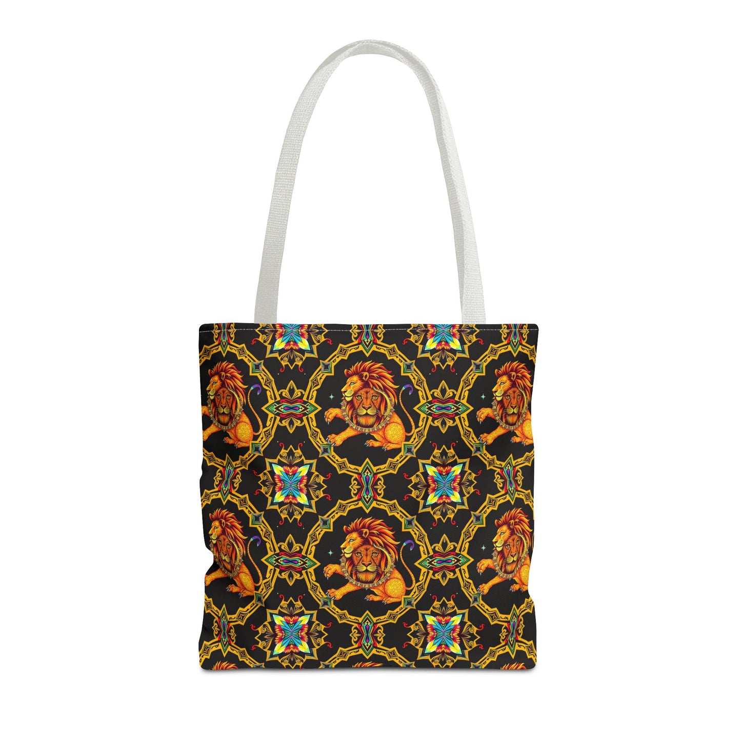 Tote Bag (AOP), Leo, Zodiac, Jewel Pattern