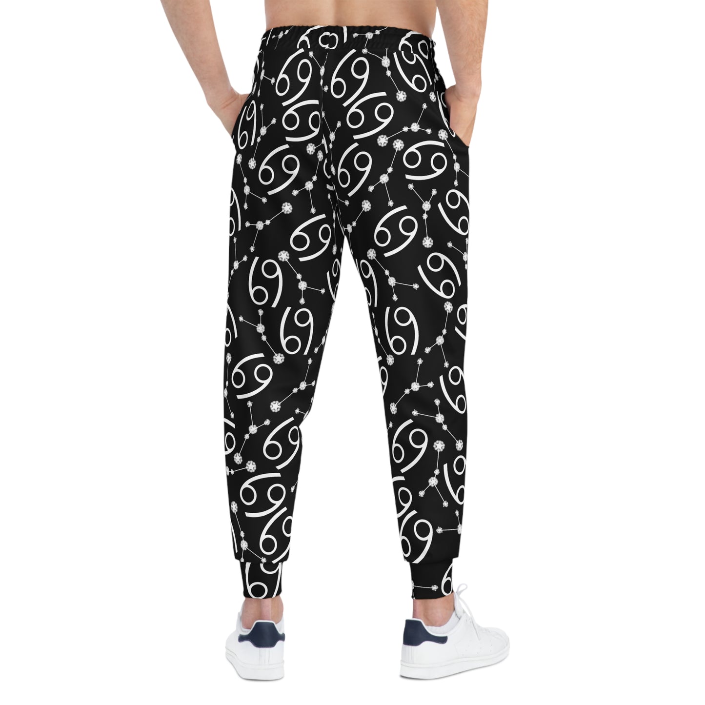 Athletic Joggers Cancer Zodiac sign (AOP)