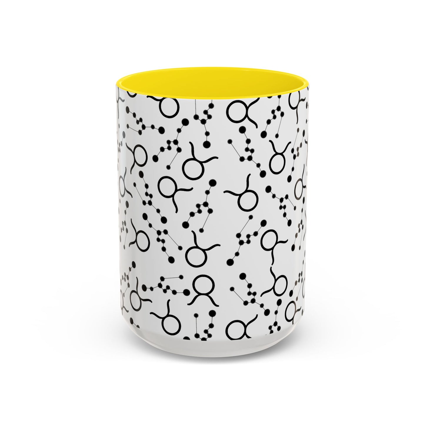 Accent Coffee Mug with the Taurus Zodiac sign (11, 15oz)