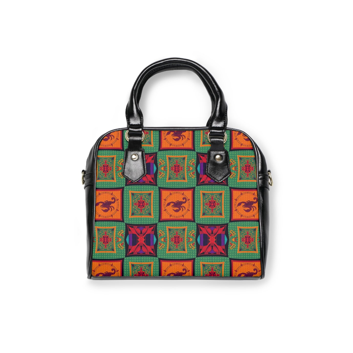 Shoulder Handbag, Scorpio, Zodiac, Shapes Pattern