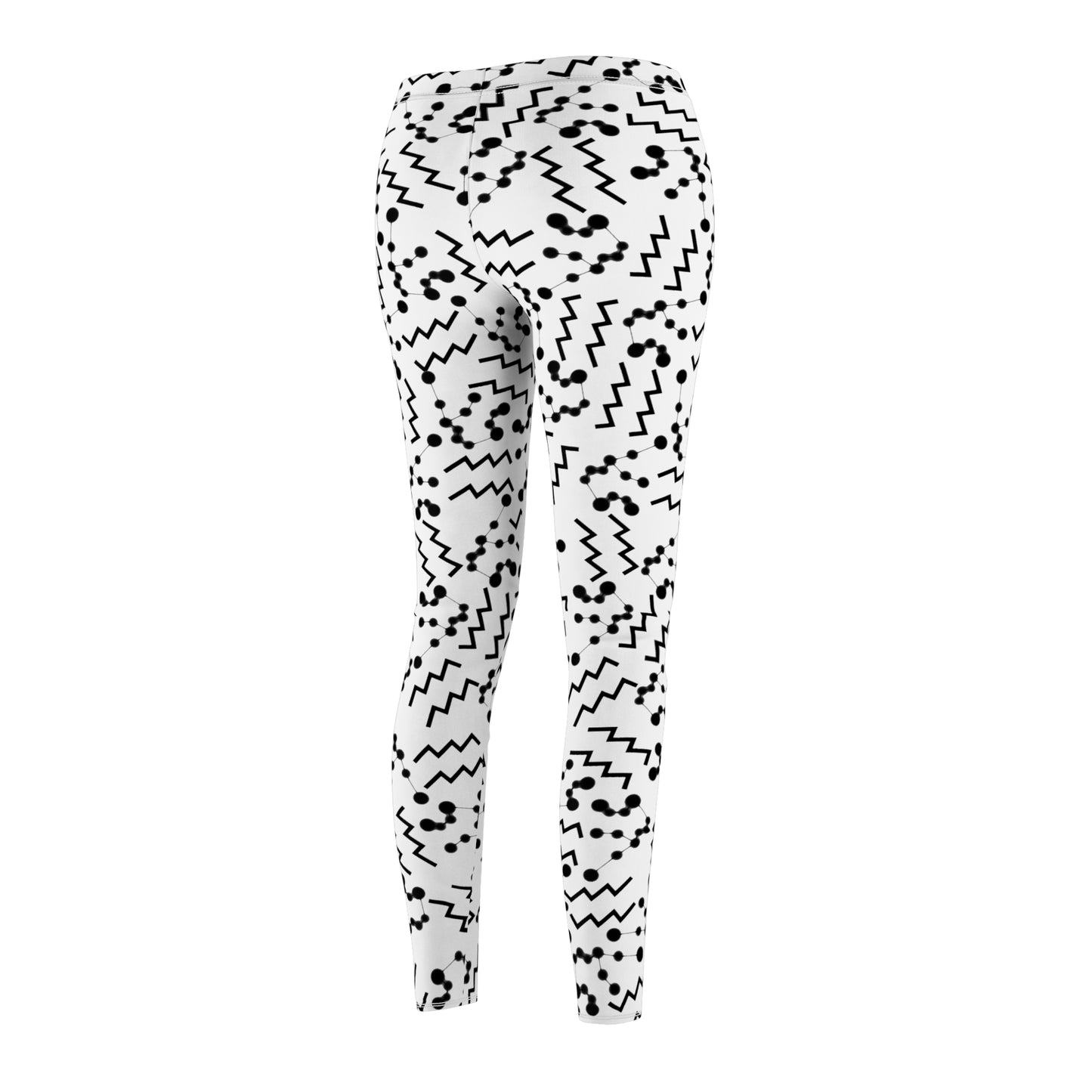 Women's Zodiac Cut & Sew Casual Leggings Aquarius Zodiac sign