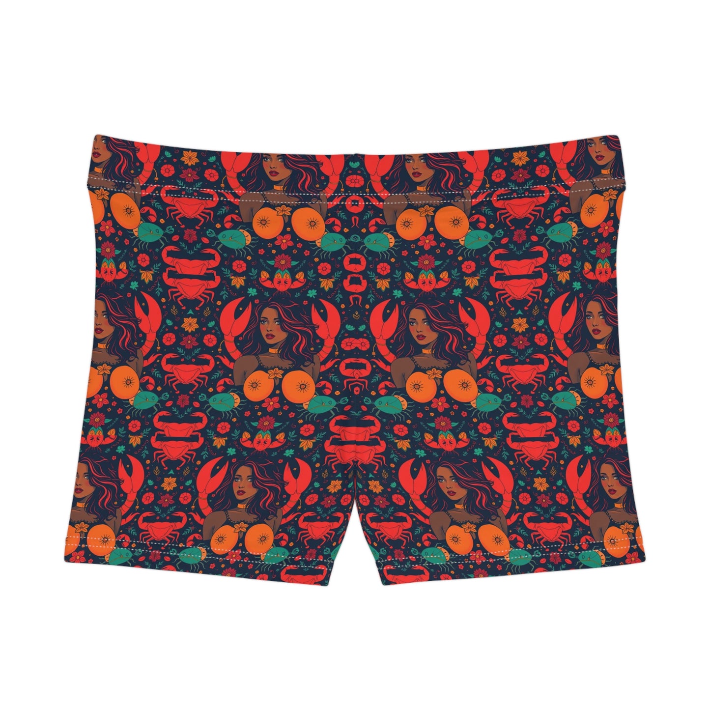 Women's Shorts, (AOP), Cancer, Zodiac, Sexy Pattern