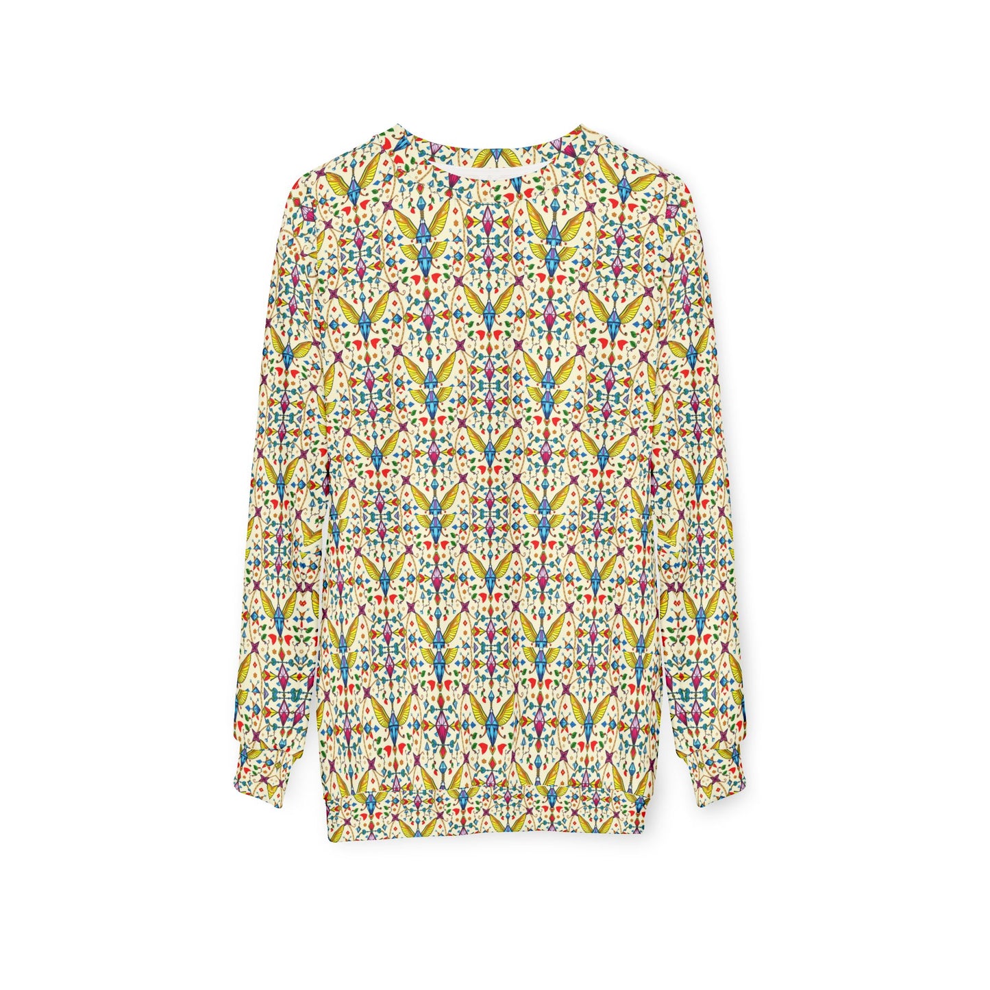 Unisex Sweatshirt (AOP), Sagittarius, Zodiac, Jewel Pattern