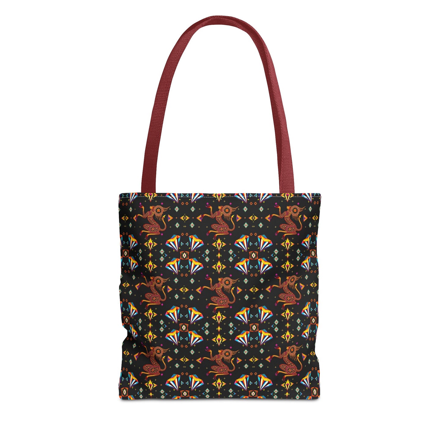 Tote Bag (AOP), Virgo, Zodiac, Jewel Pattern