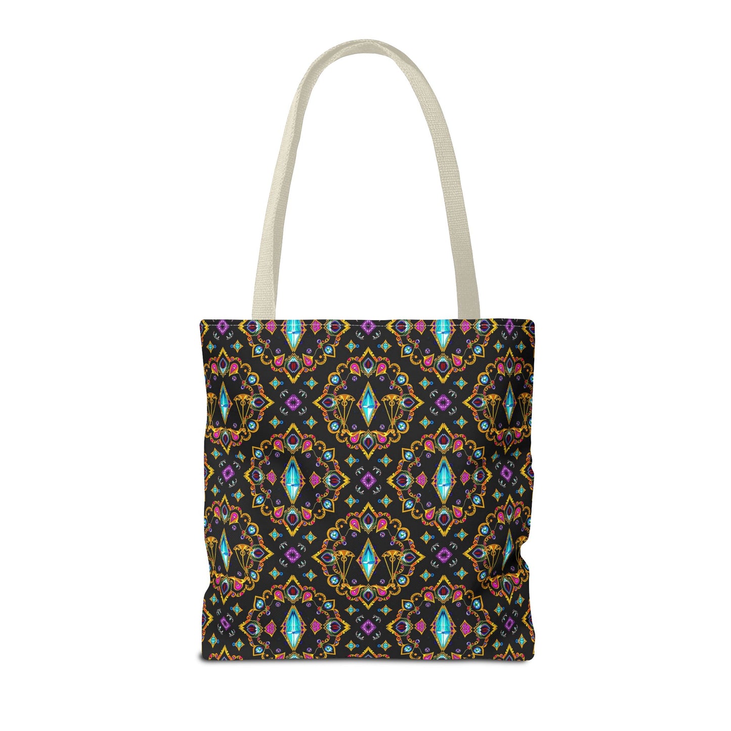 Tote Bag (AOP), Libra, Zodiac v1, Jewel Pattern