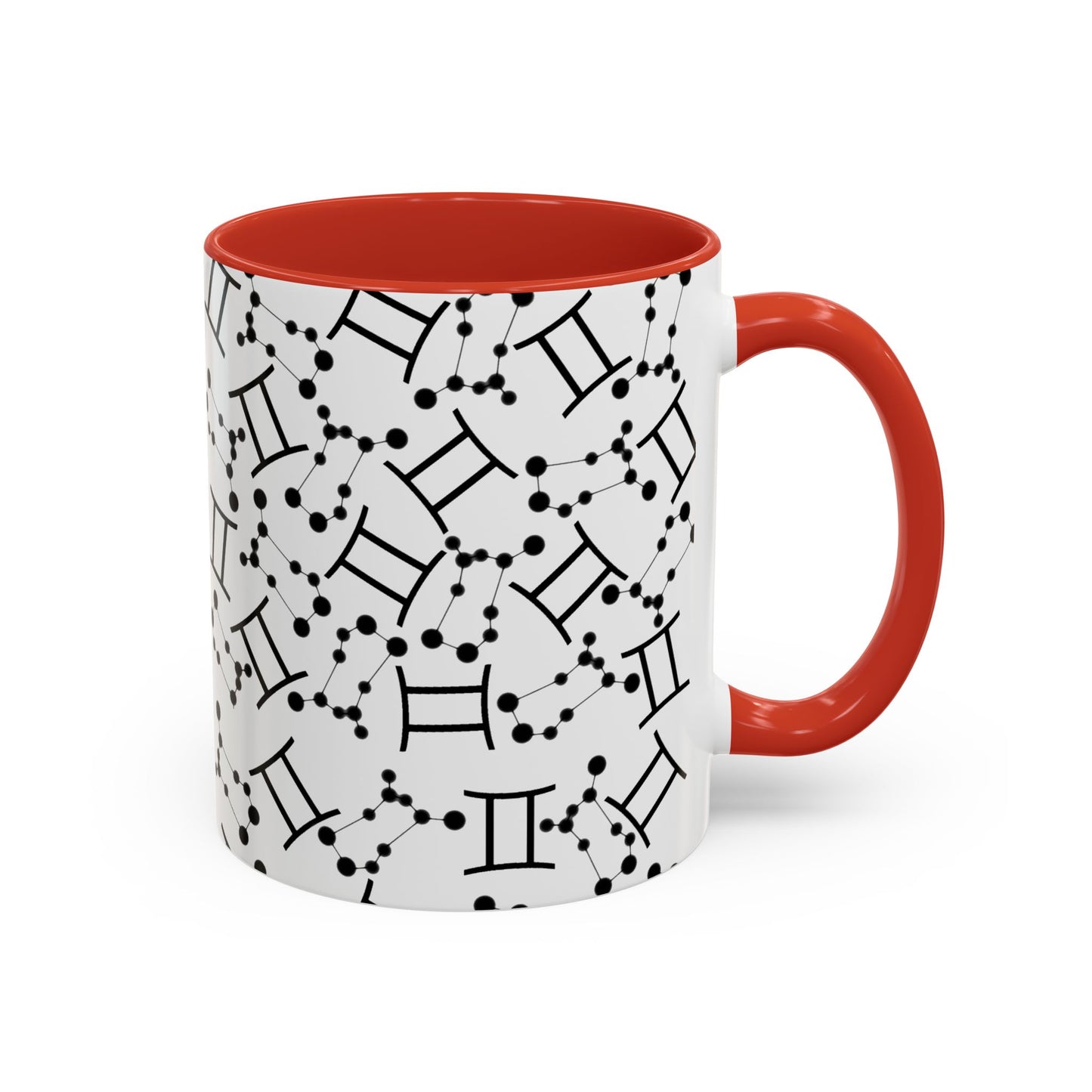 Accent Coffee Mug with the Gemini sign (11, 15oz)