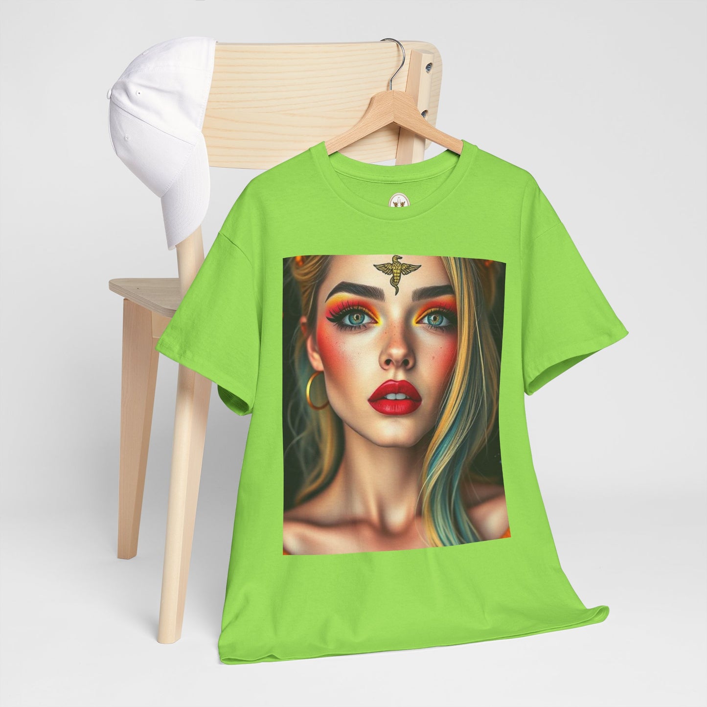Unisex Heavy Cotton T-Shirt, Virgo, Zodiac, Sexy Art