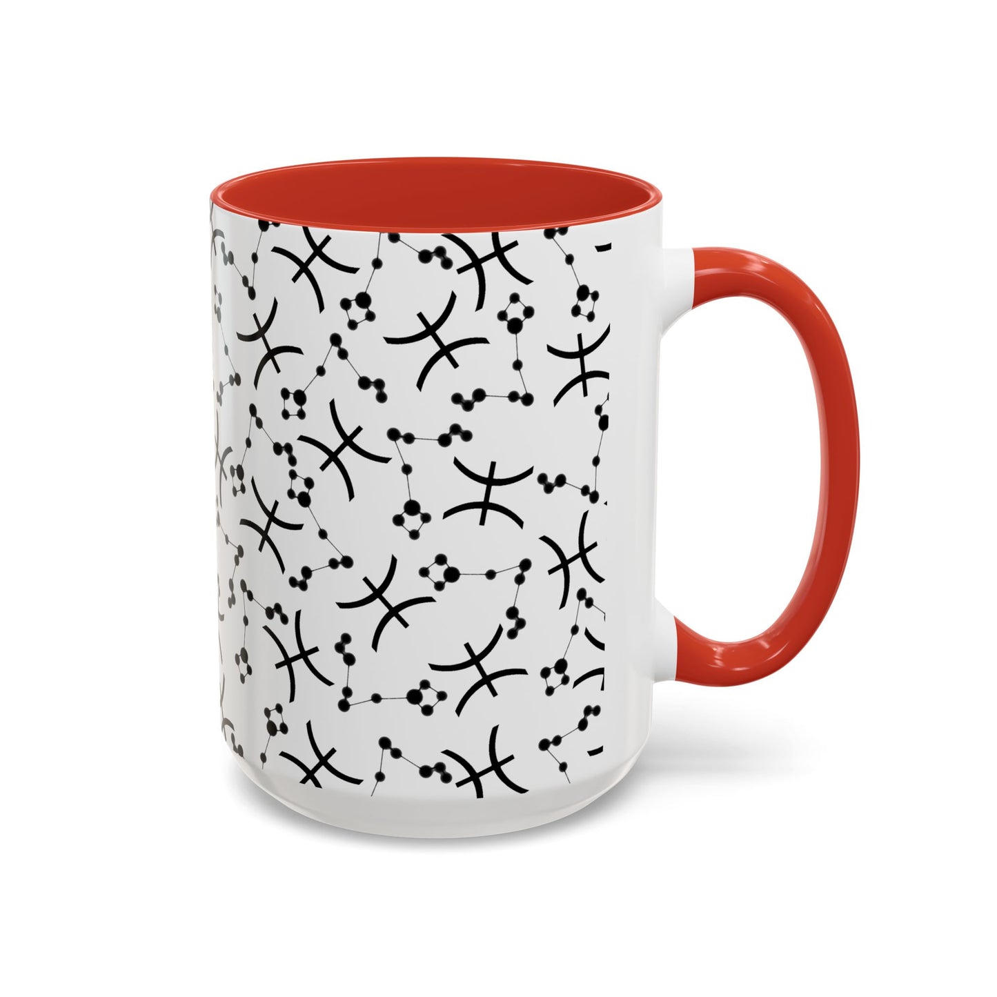 Accent Coffee Mug with the Pisces sign (11, 15oz)