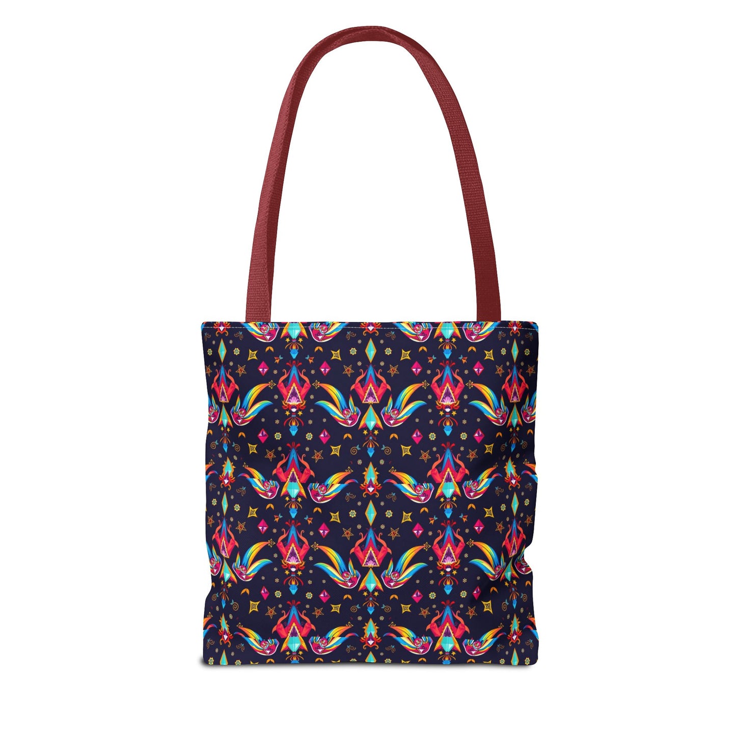 Tote Bag (AOP), Virgo, Zodiac v1, Jewel Pattern