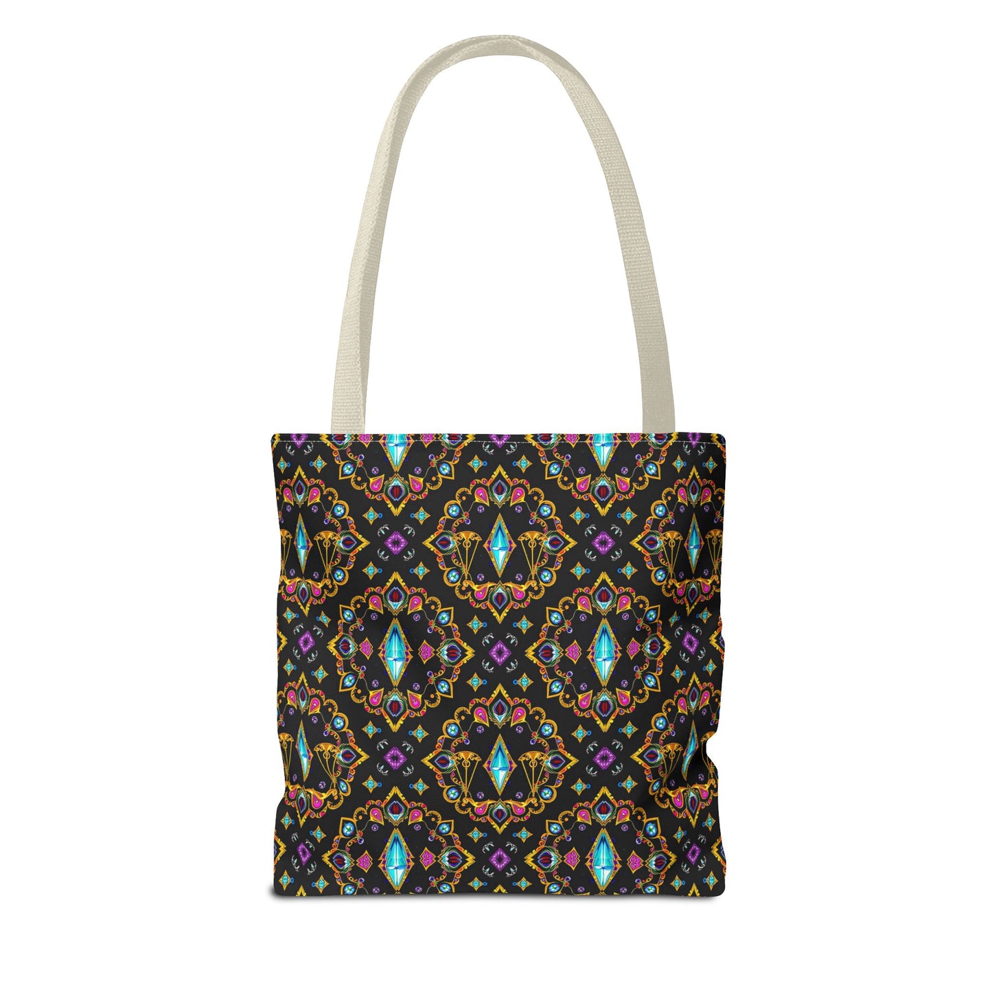 Tote Bag (AOP), Libra, Zodiac v1, Jewel Pattern