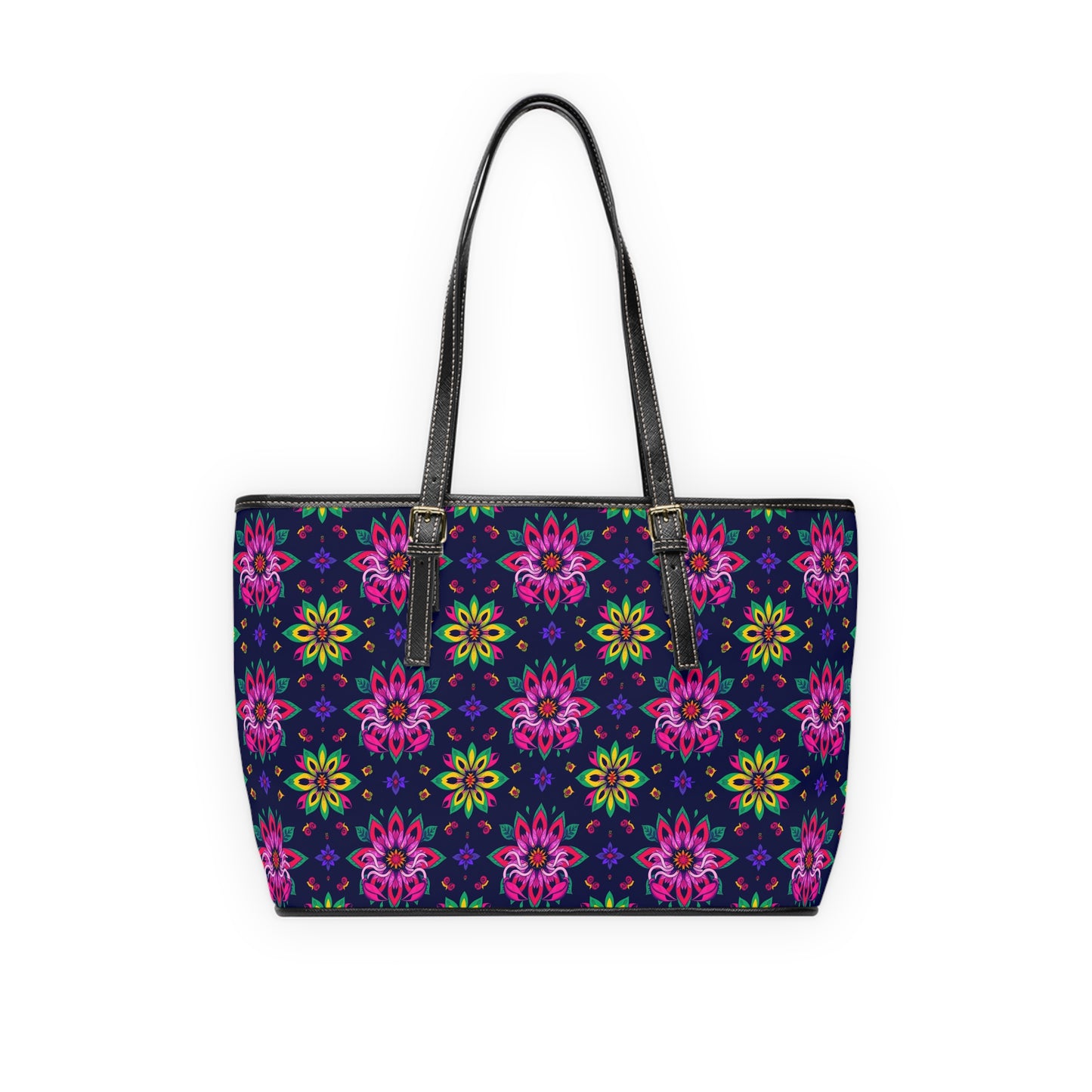 Leather Shoulder Bag, Scorpio, Zodiac, Flower Pattern