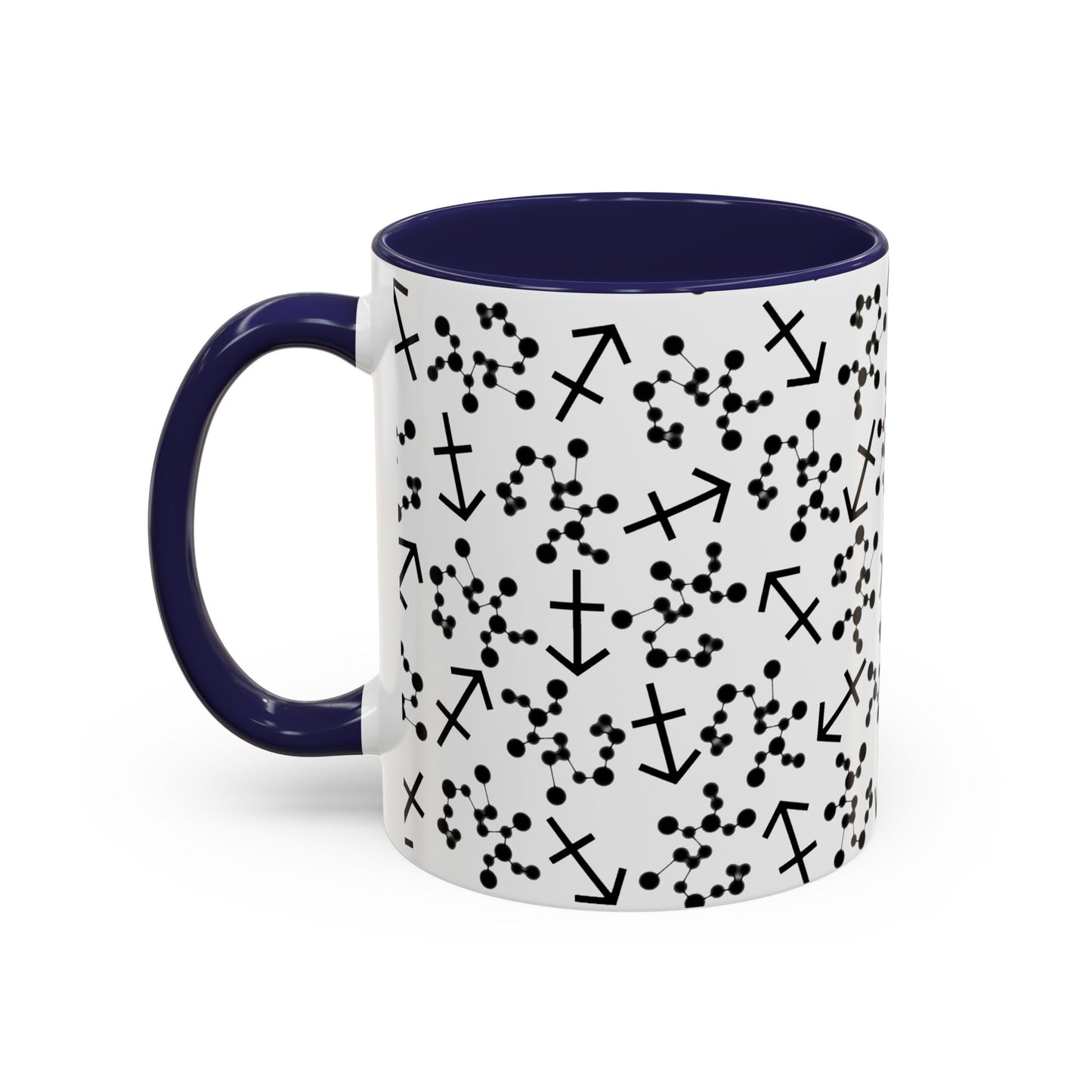 Accent Coffee Mug with the Sagittarius sign (11, 15oz)