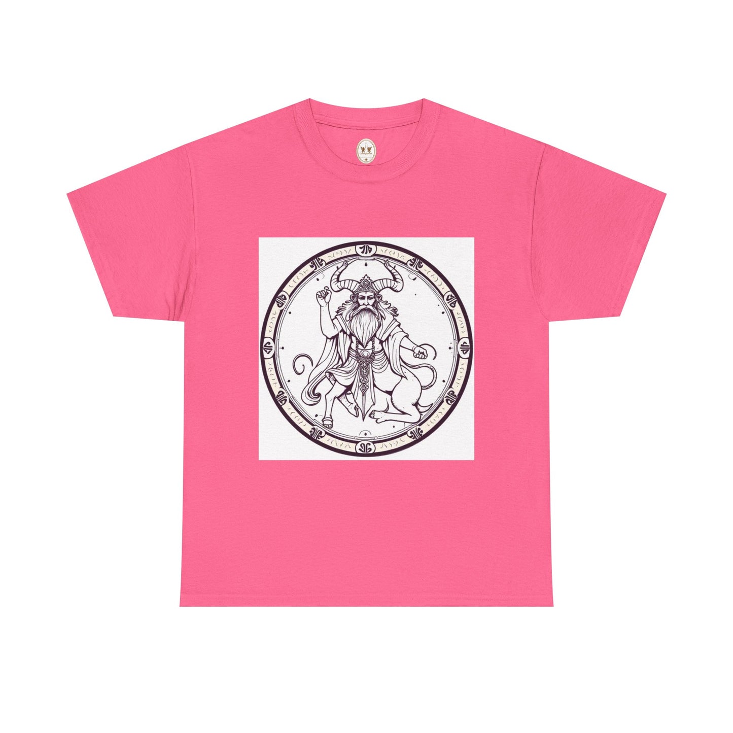 Unisex Heavy Cotton T-Shirt, Bull Centaur, Taurus Zodiac Design
