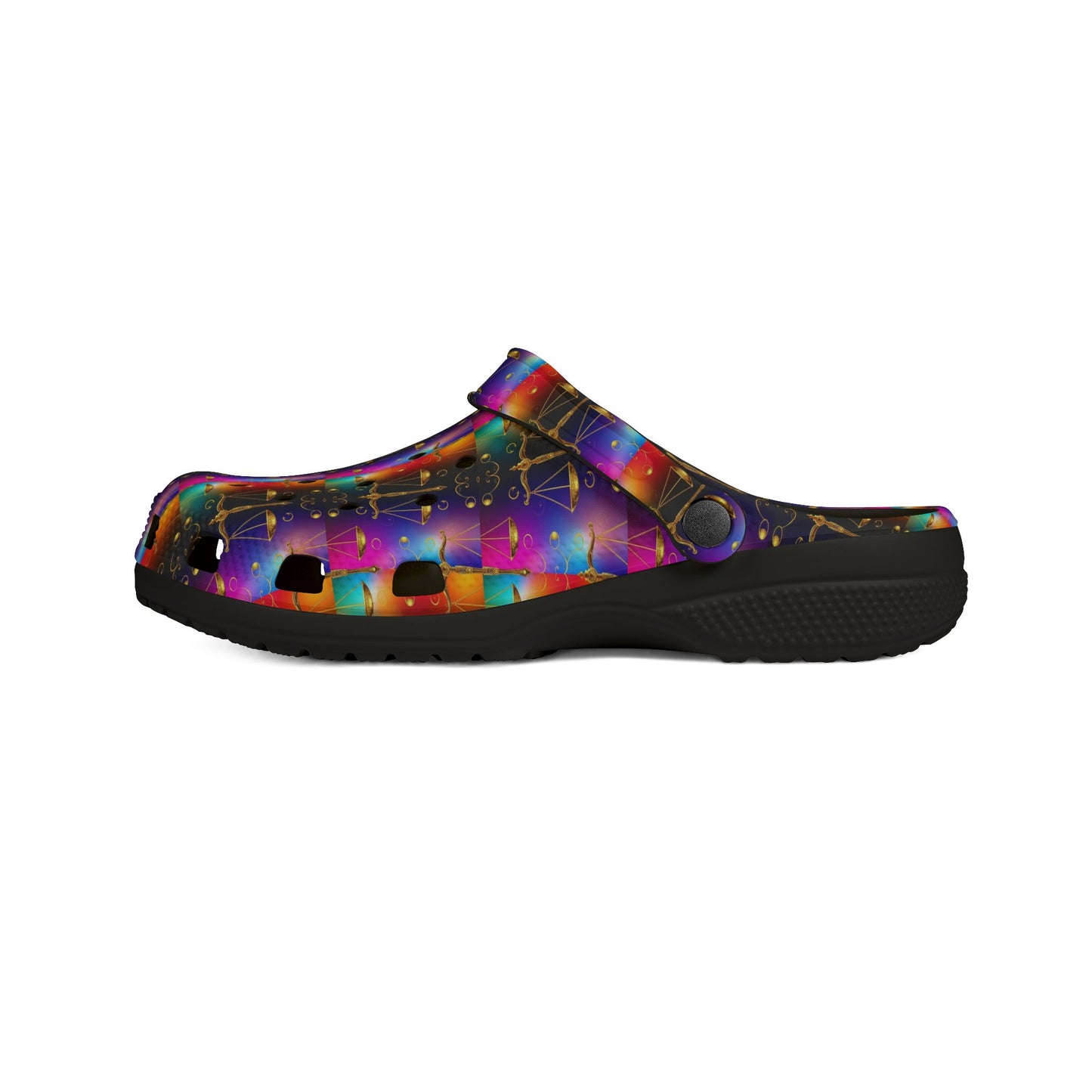 EVA Foam Rubber Shoes, (AOP), Libra, Zodiac v1, Pattern
