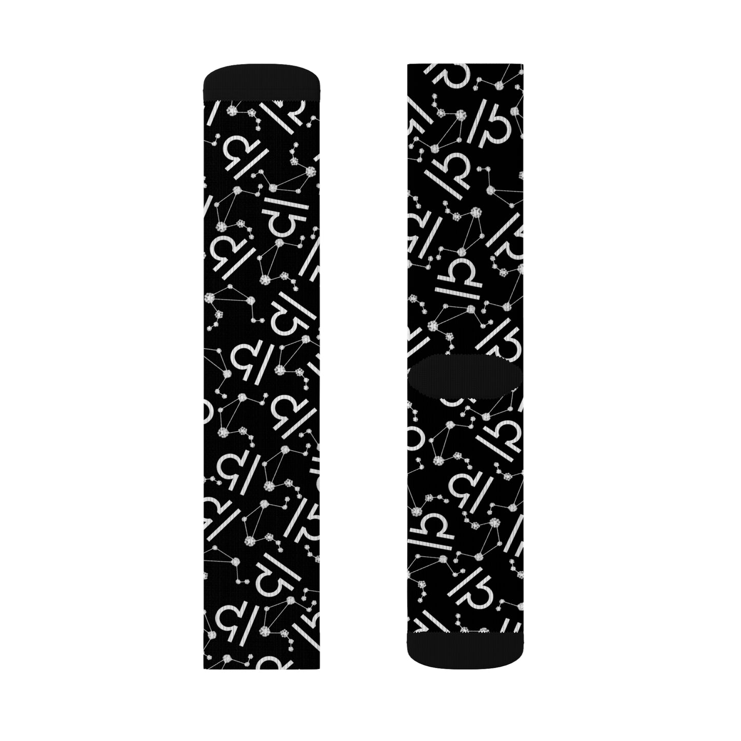 Zodiac Sublimation Socks Libra Zodiac sign