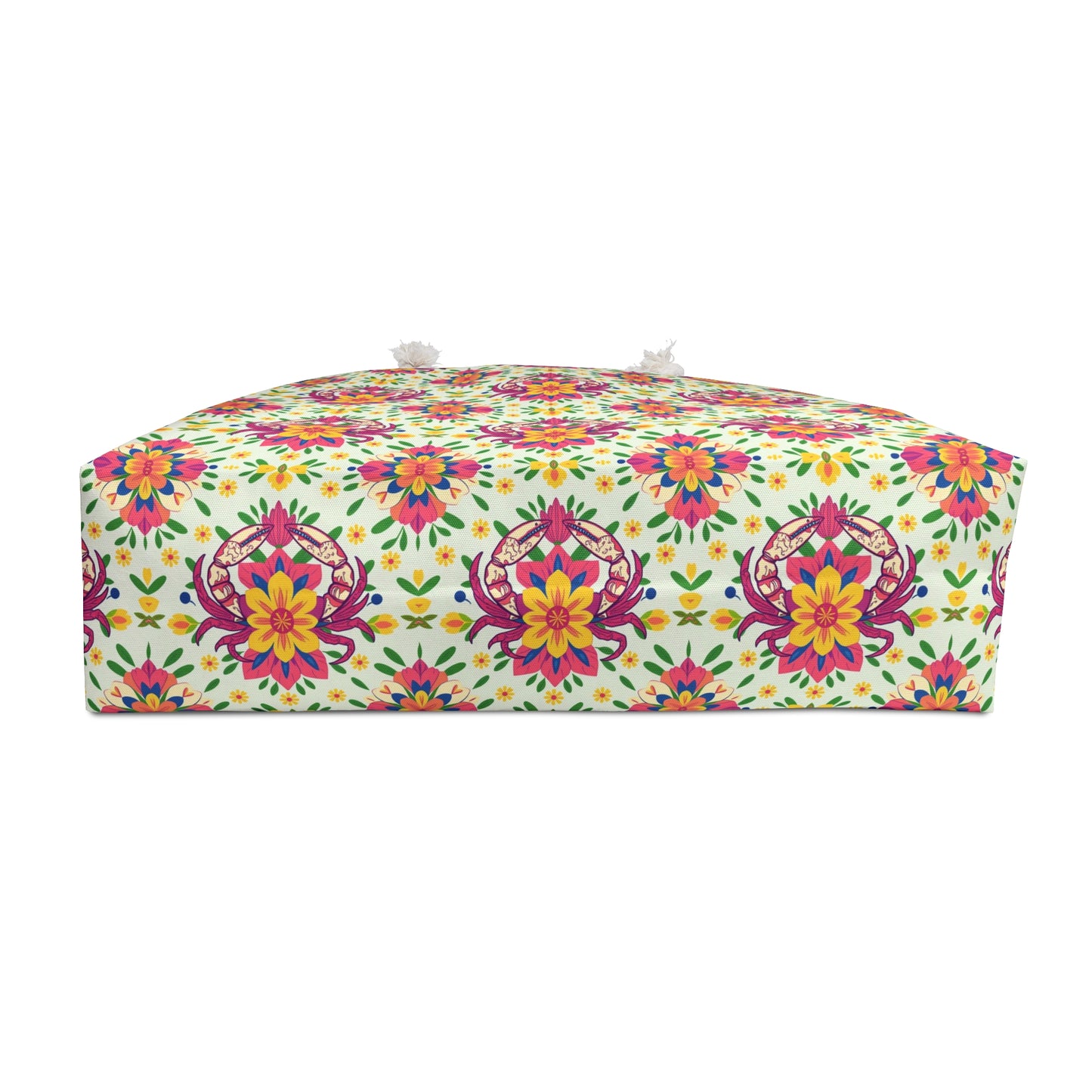 Weekender Bag, Cancer, Zodiac v4, Flower Pattern