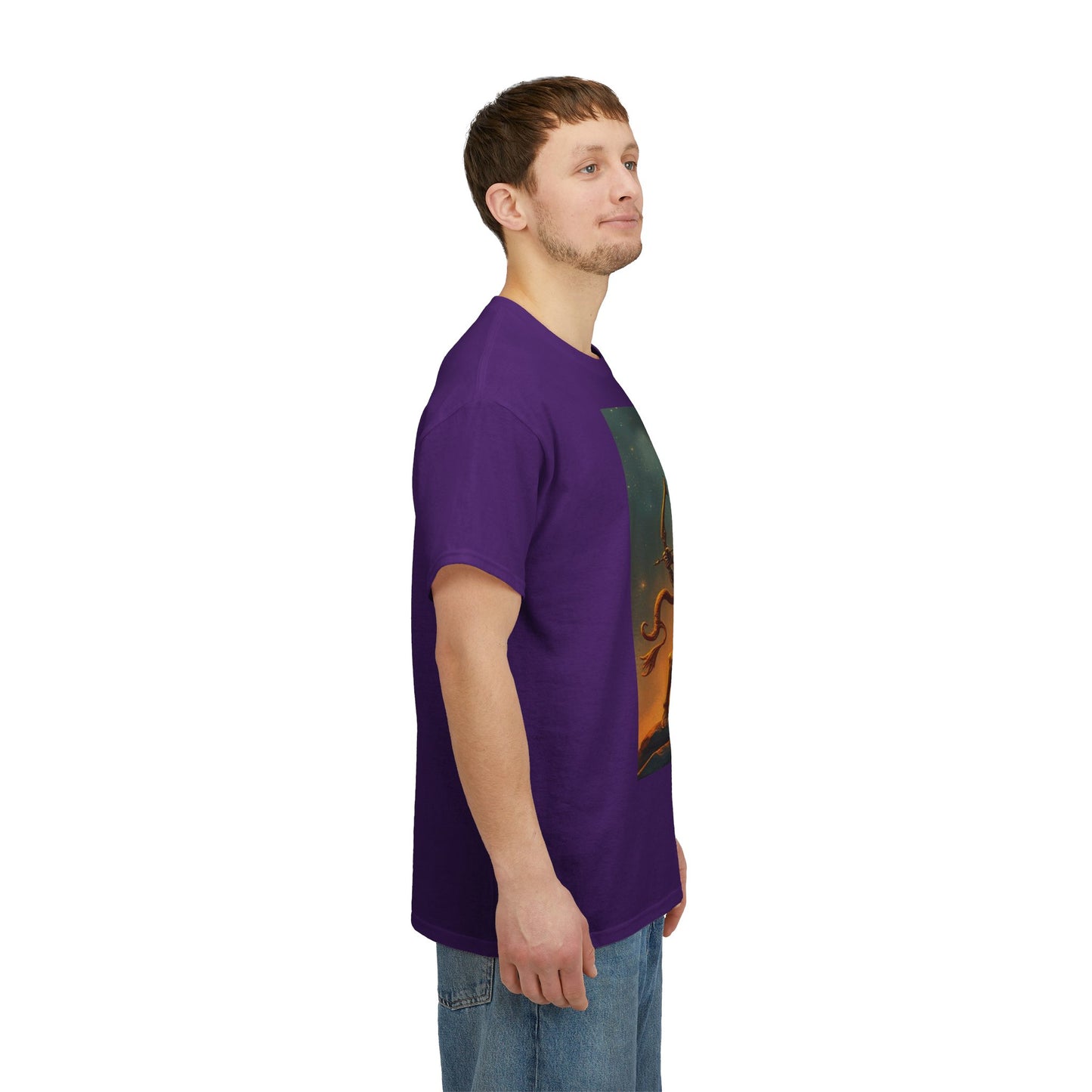 Unisex Heavy Cotton T-Shirt, Arrow Centaur, Sagittarius Zodiac Design