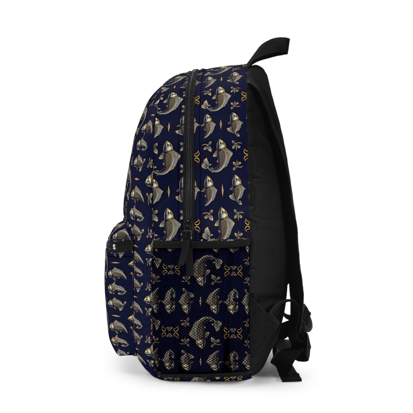 Backpack, Pisces, Zodiac v2, Metal Pattern