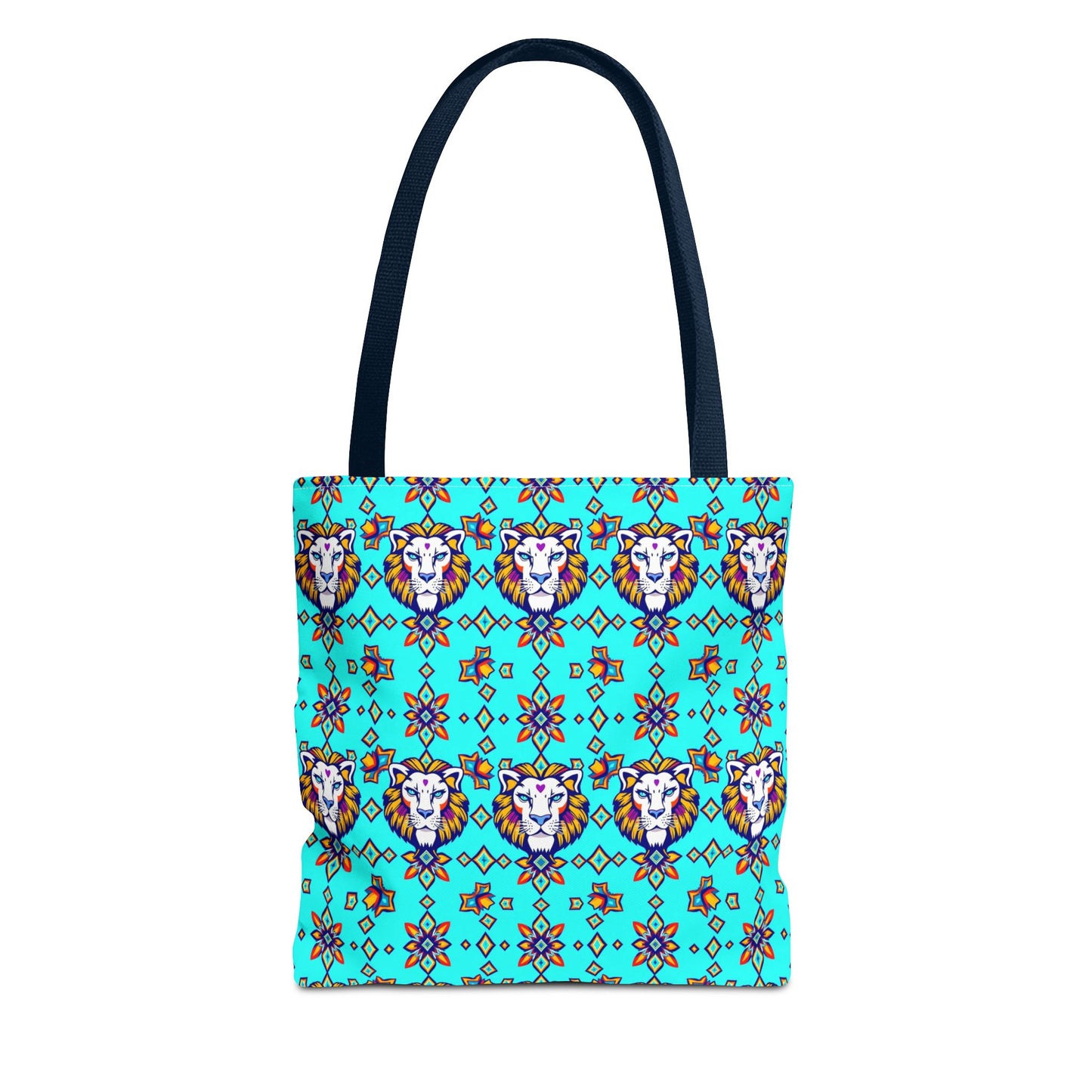 Tote Bag (AOP), Leo, Zodiac v1, Jewel Pattern